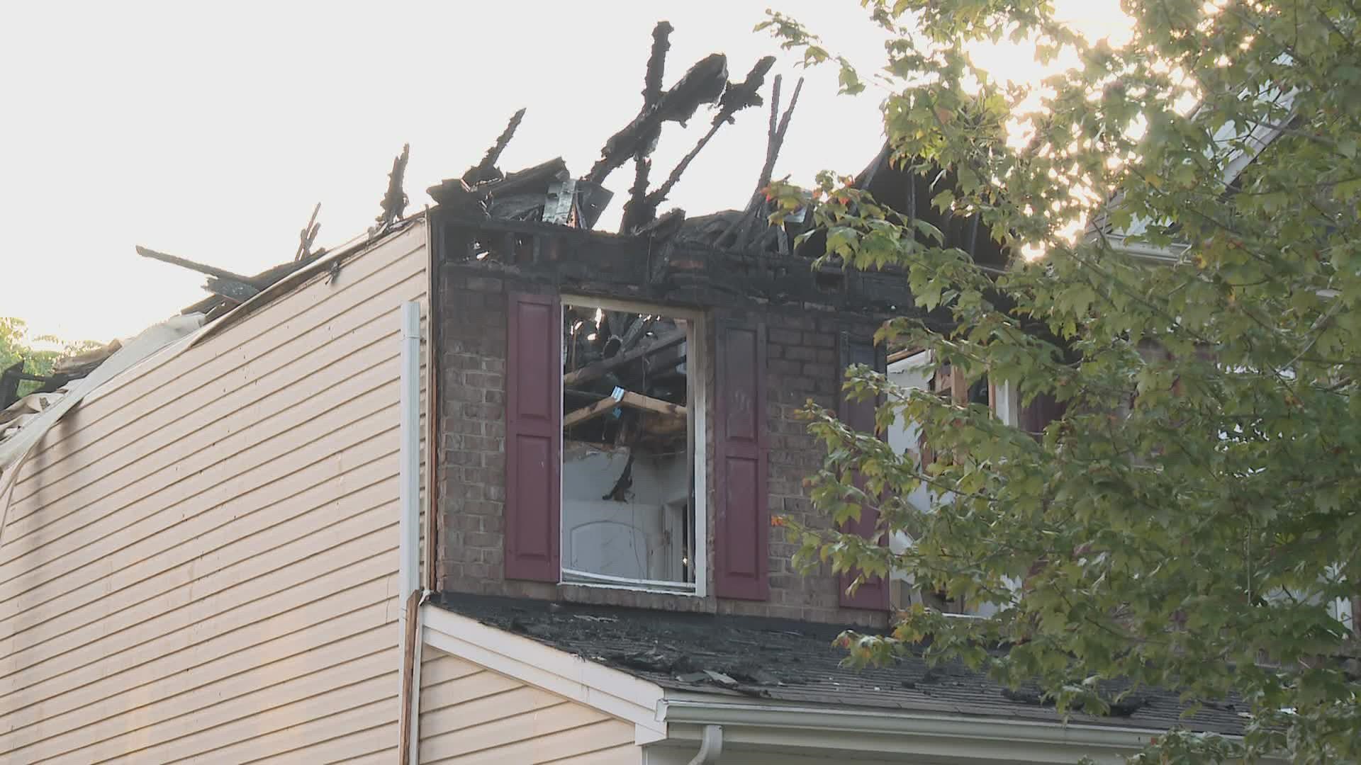 An off-duty High Point firefighter was heading home when he saw smoke coming from a home on Sycamore Point Trail.