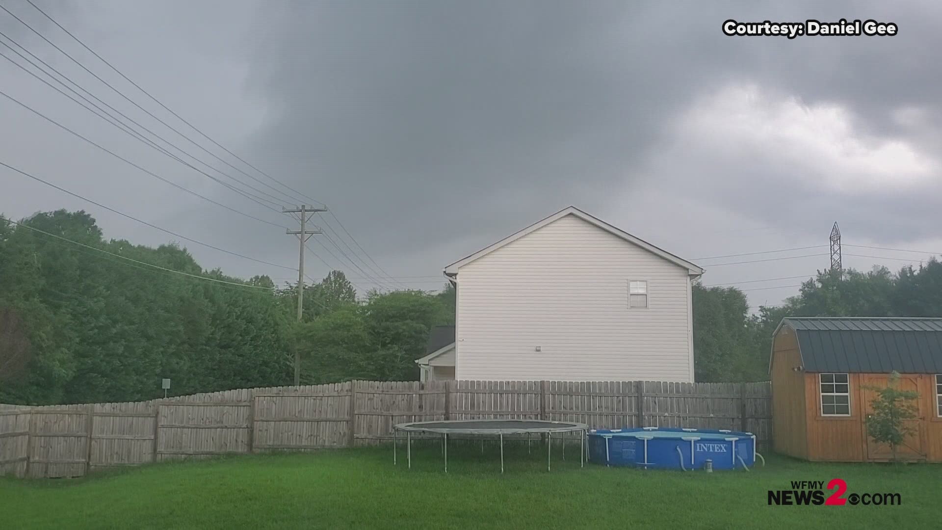 Viewer videos show the moments the storms rolled in, and the damage they left when they rolled out of the Guilford County viewing area.