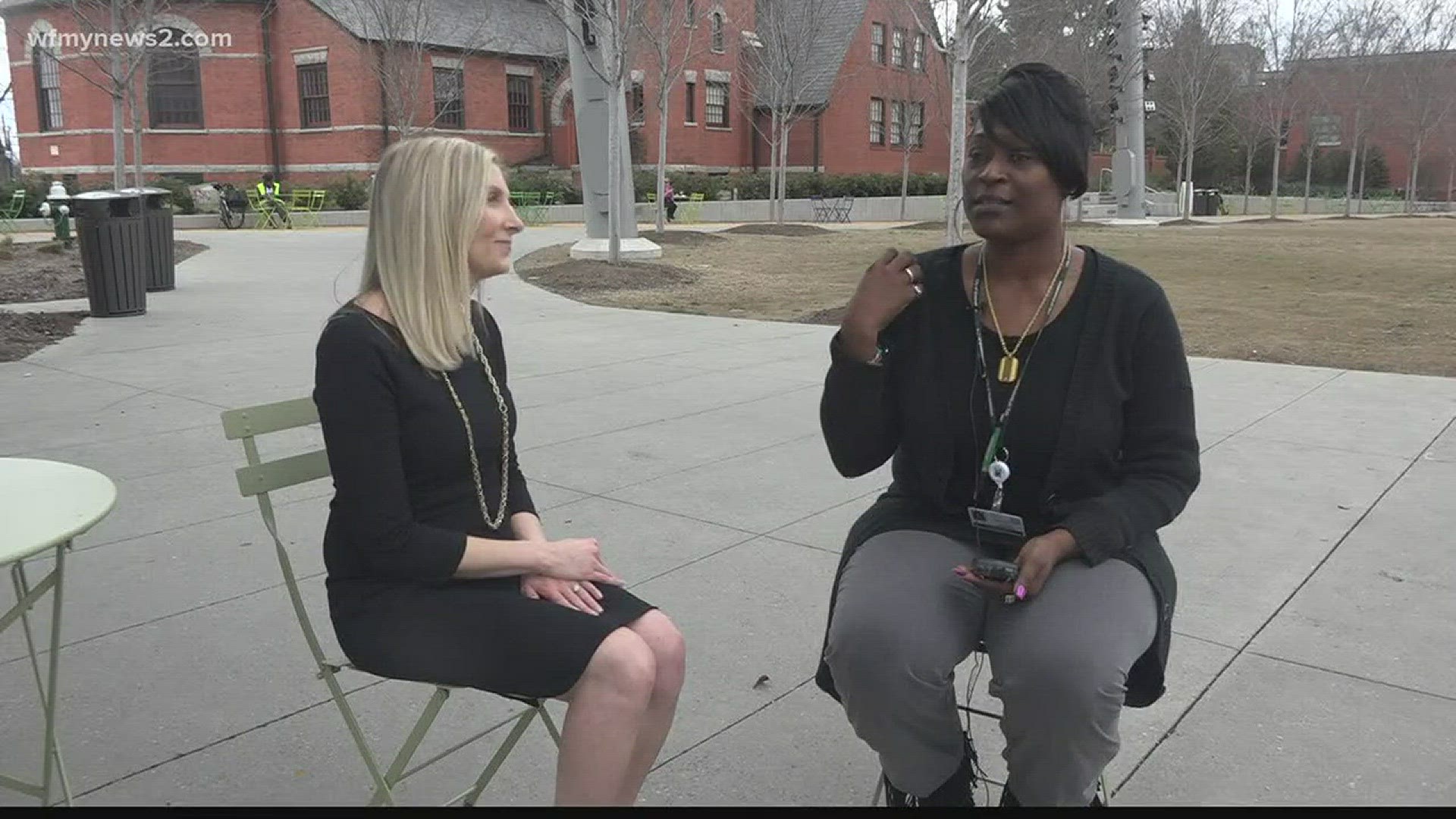 WFMY News 2's Carly Flynn Morgan spent Wednesday afternoon talking with people in LeBauer Park about how Billy Graham influenced their lives.