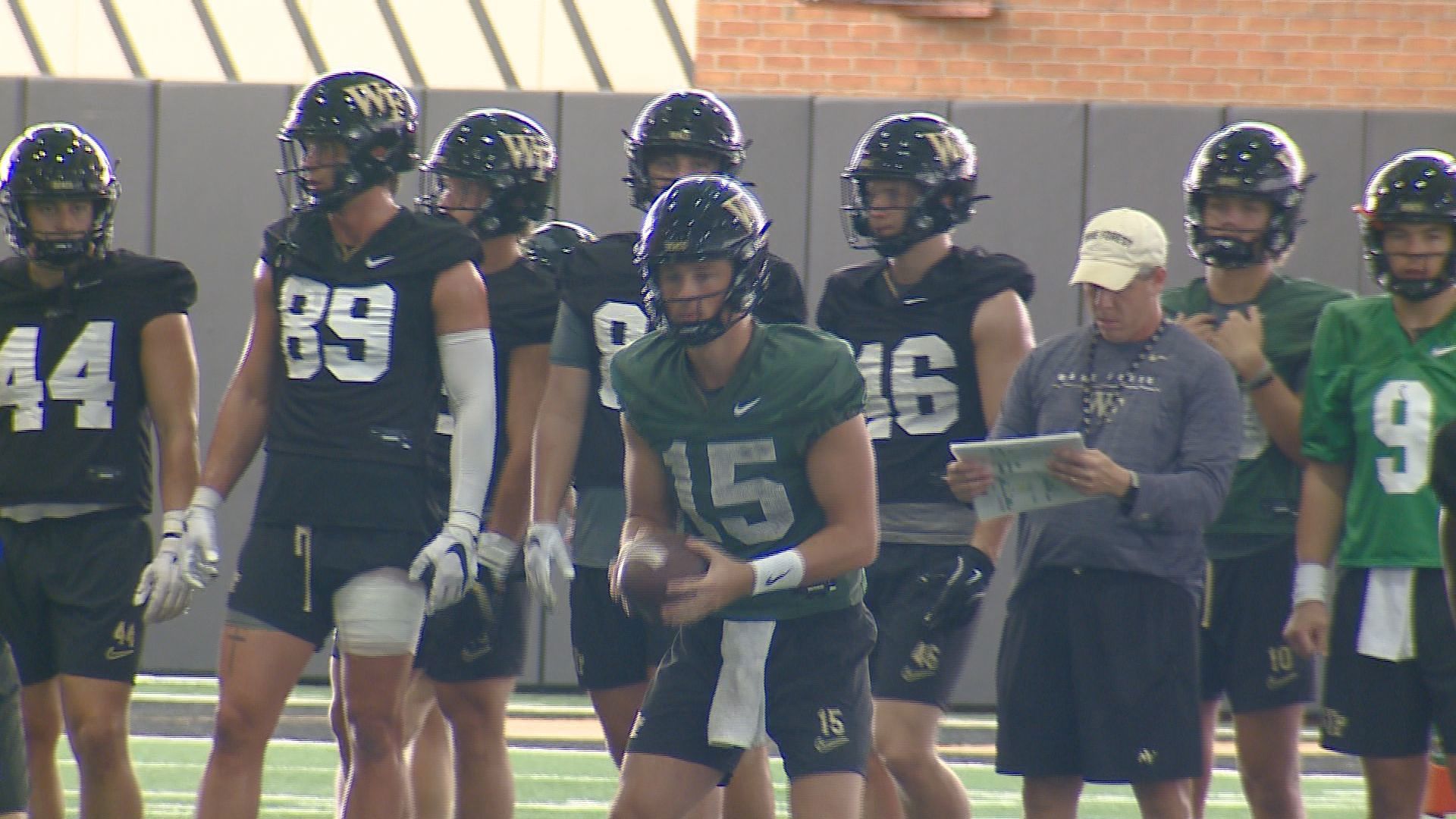 Kern is competing with Hank Bachmeier for the Demon Deacons starting QB job.