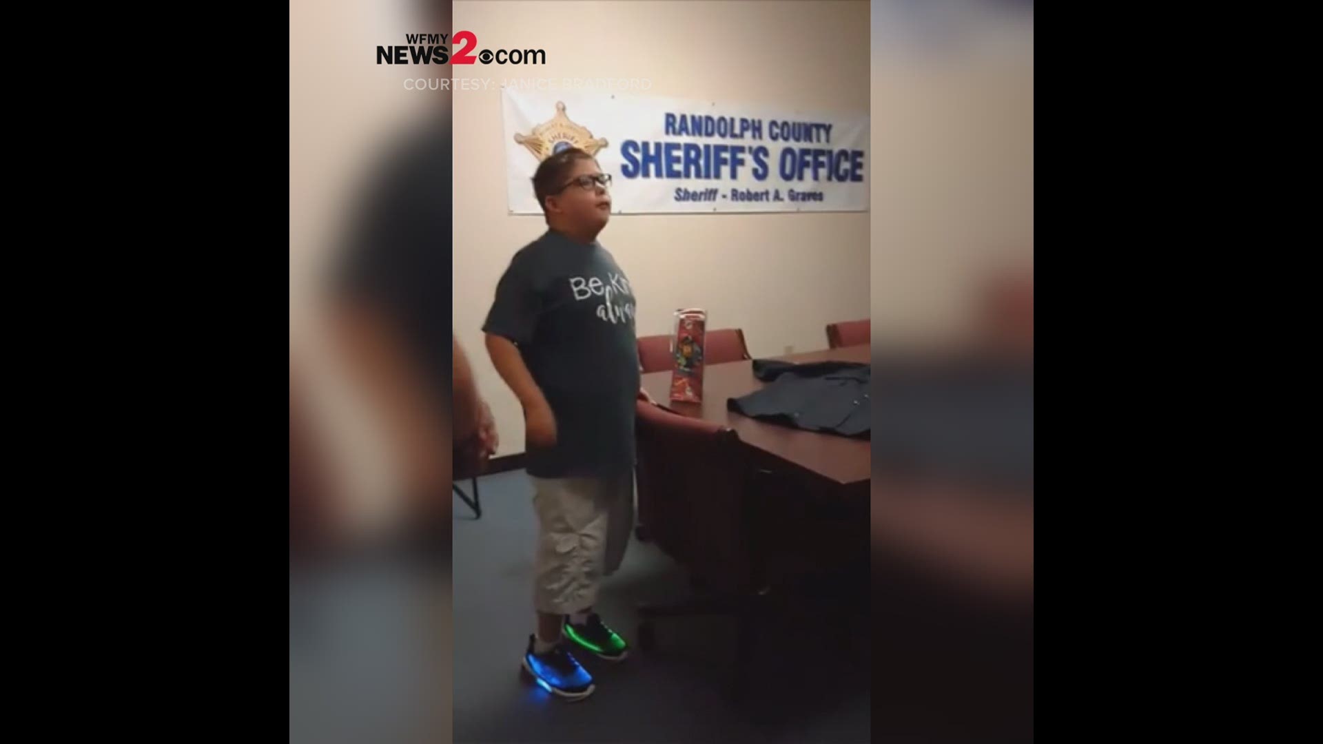 14-year-old Benjamin from Randleman now knows what it's like to be a deputy thanks to the Randolph County Sheriff's Office