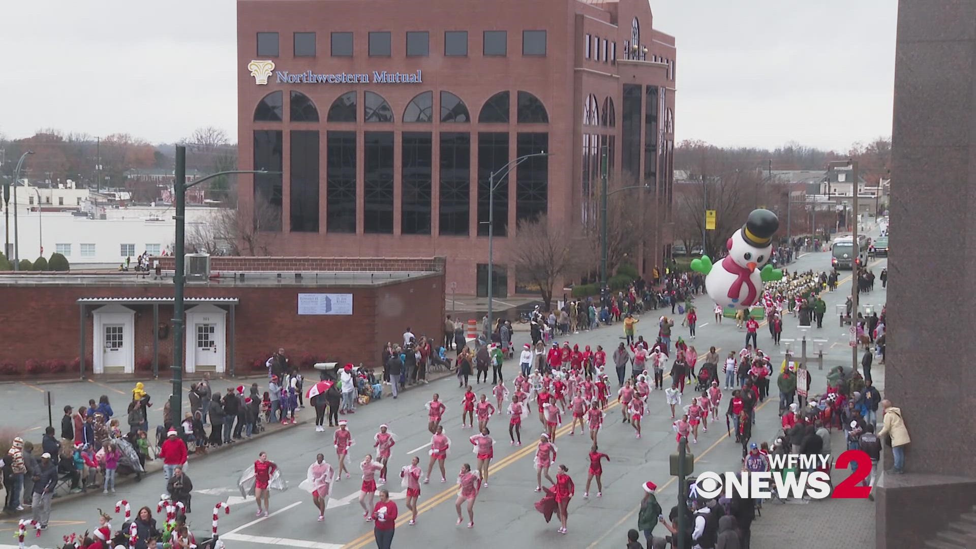 WFMY News 2’s Jay Capers captured all the sights and sounds out at the parade in Downtown Greensboro Saturday.