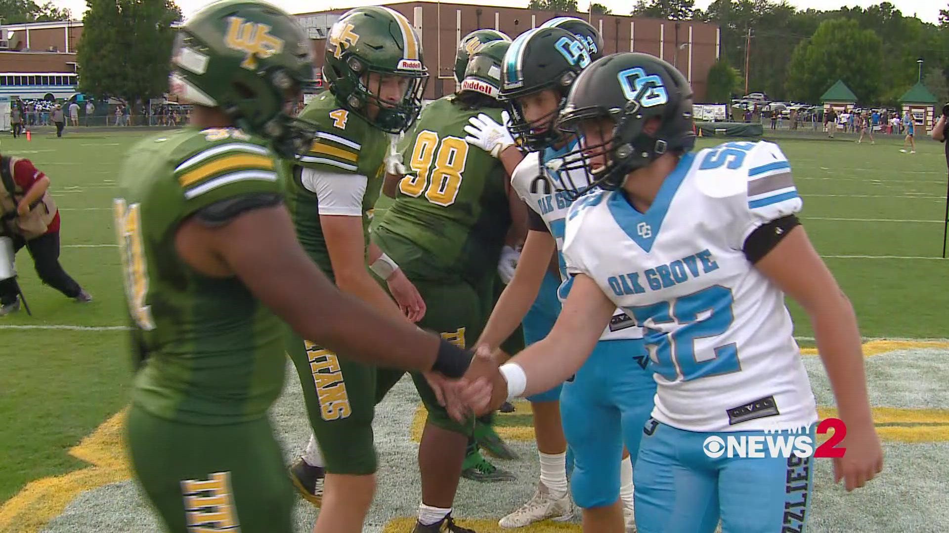 Friday's non-conference matchup was played at West Forsyth High School.