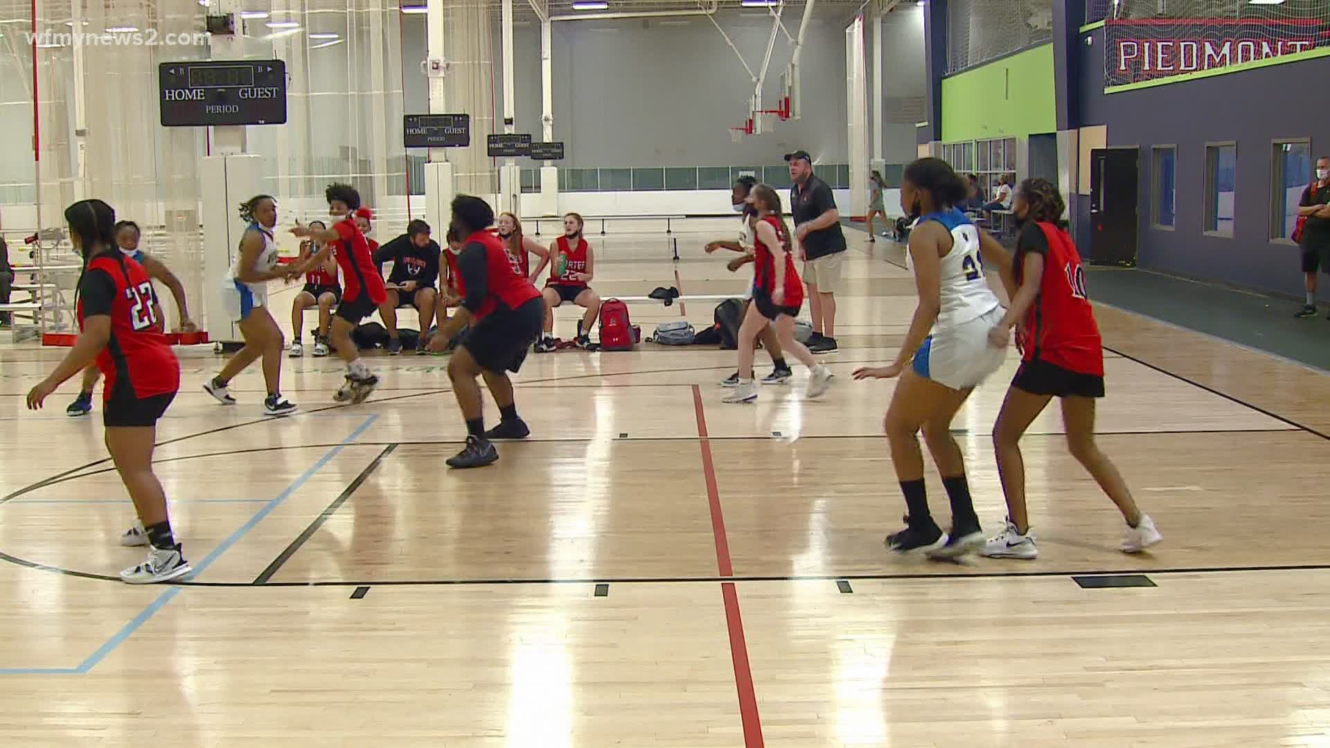 A Triad high school basketball coach is making sure kids get the chance to play this summer with a month-long event.