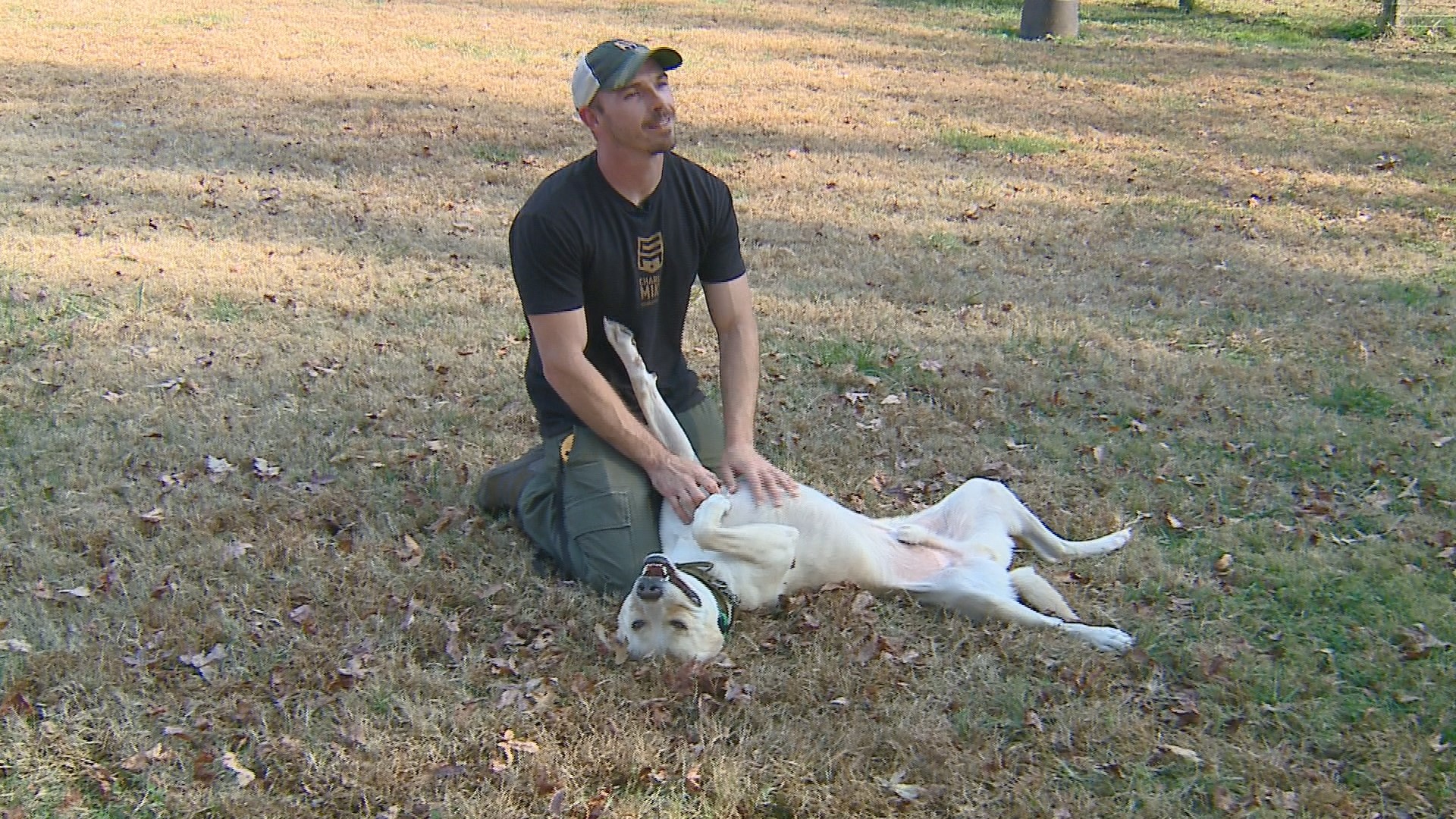 Charlie Mike rescues shelter dogs and pairs them with veterans struggling with their mental health.