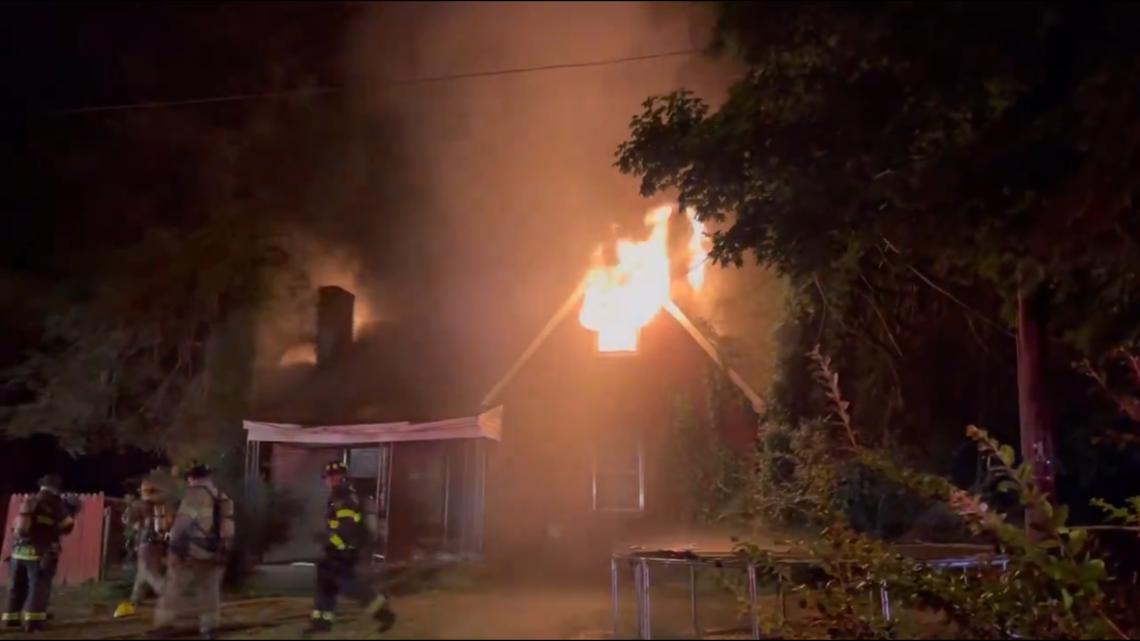House fire on Northampton Drive | wfmynews2.com - Vimarsana News