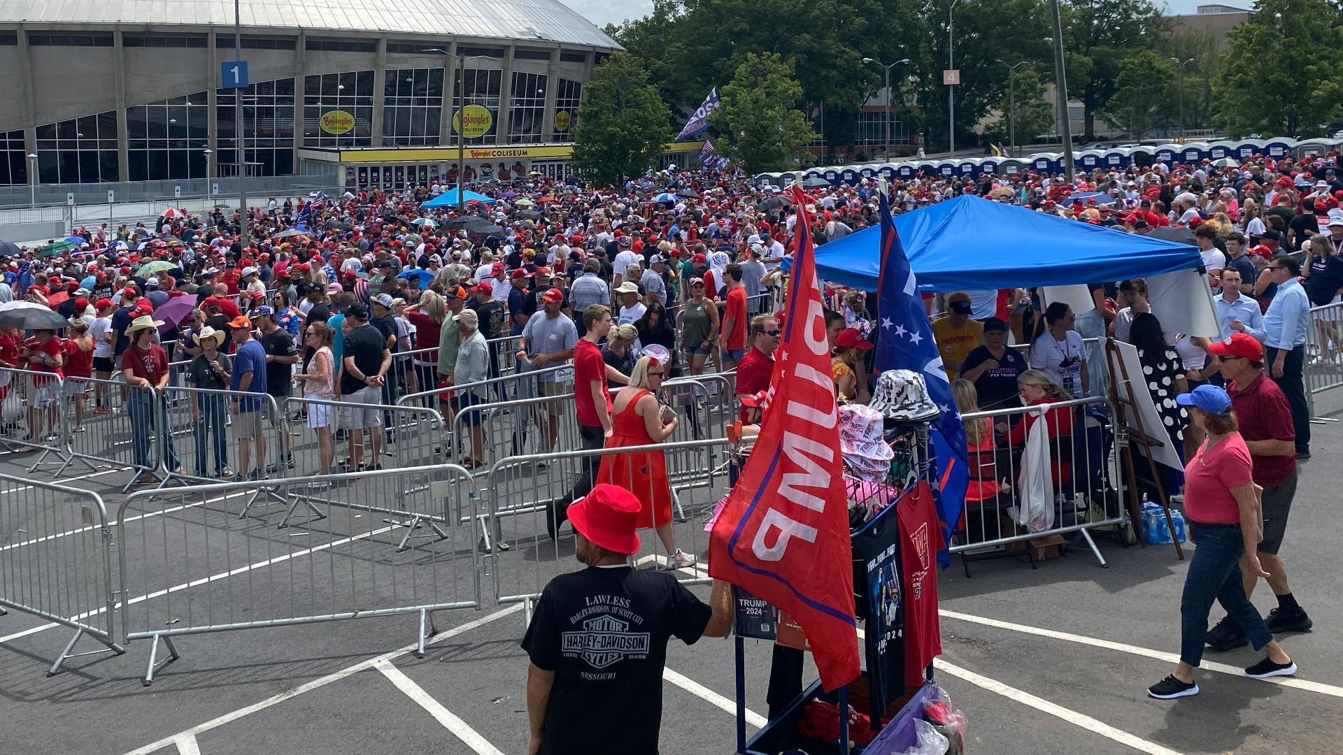 This is Trump's second rally since the assassination attempt