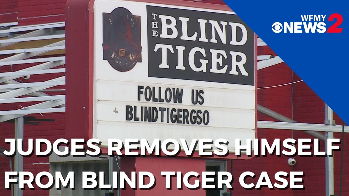 Blind Tiger judge recuses himself from case