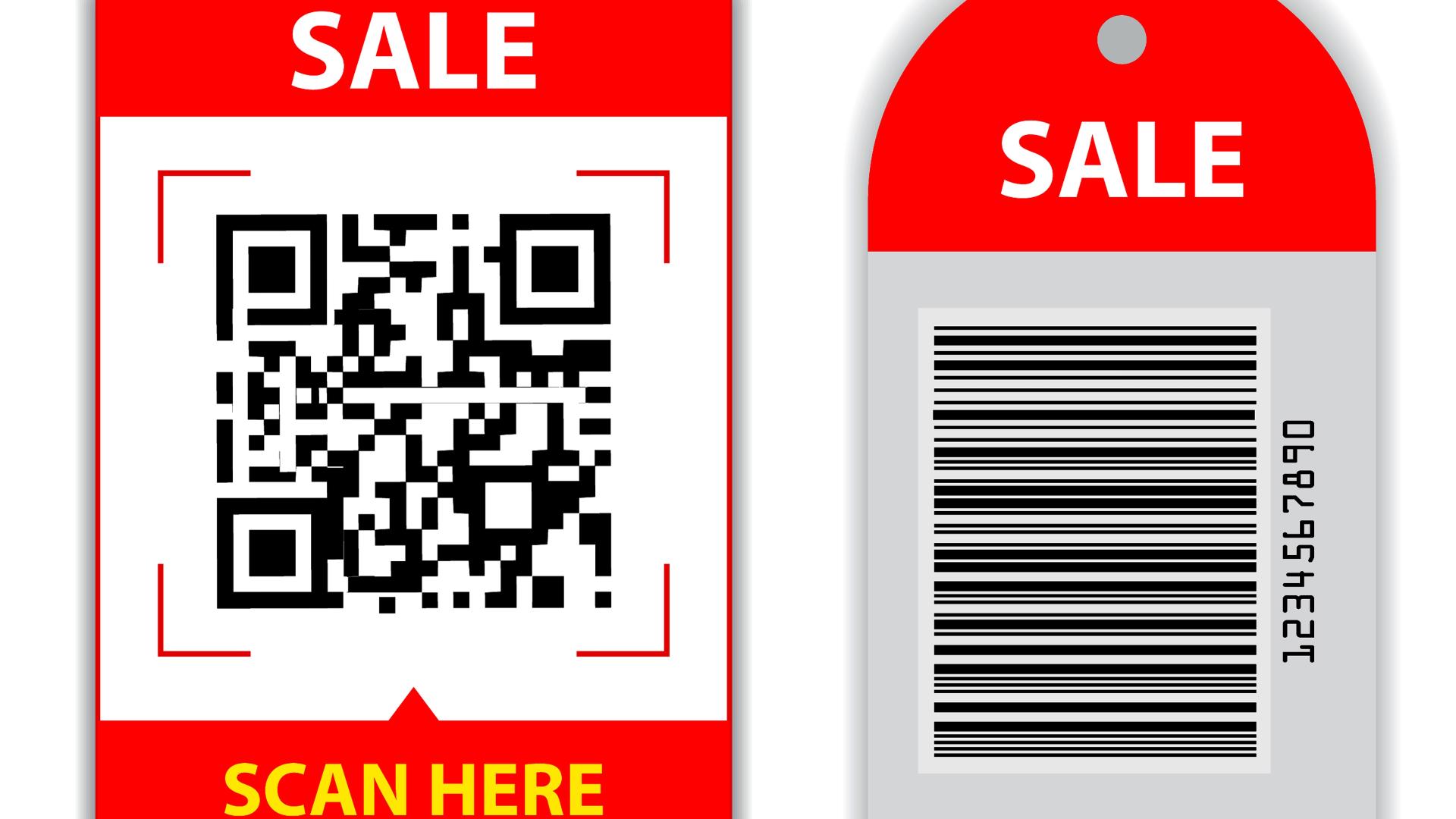 Instead of barcodes, many products are now getting QR codes to let you know the price.