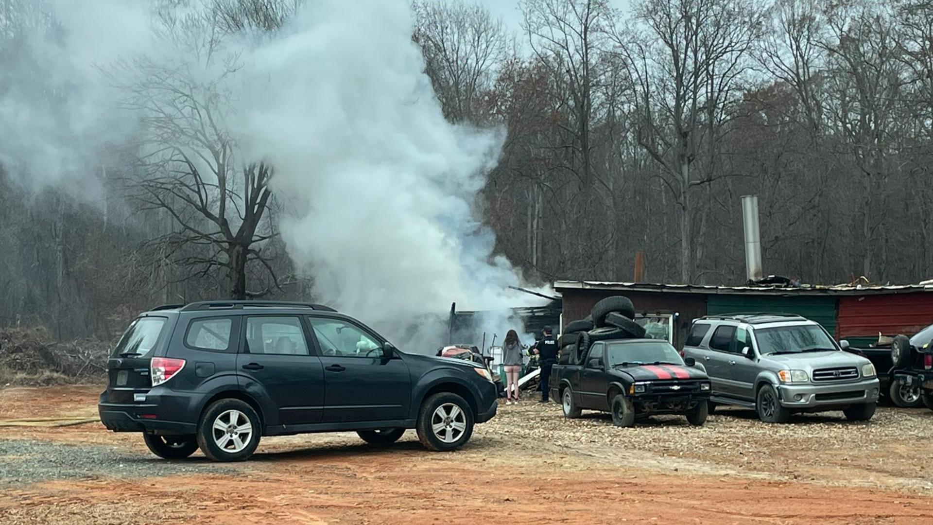 Fire crews respond to outdoor structure fire in Winston-Salem, NC ...