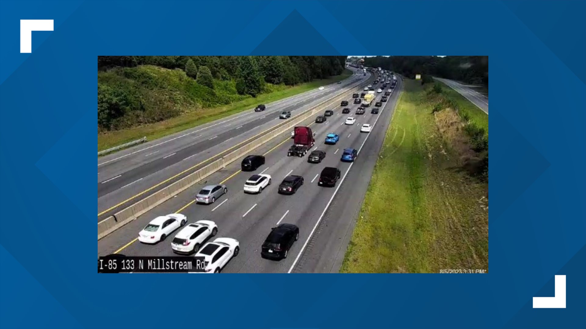 I40 E, Rock Creek Dairy Rd backed up due to suicide attempt