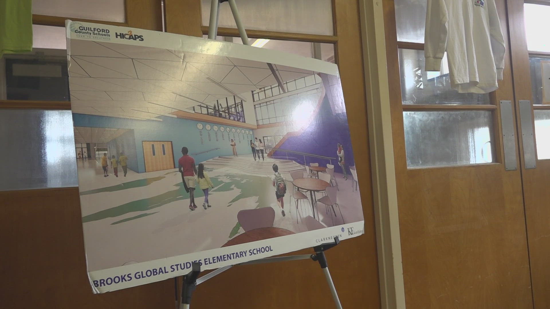 Current and former students and staff got to walk through the old Brooks Global Studies Elementary School building for the final time.