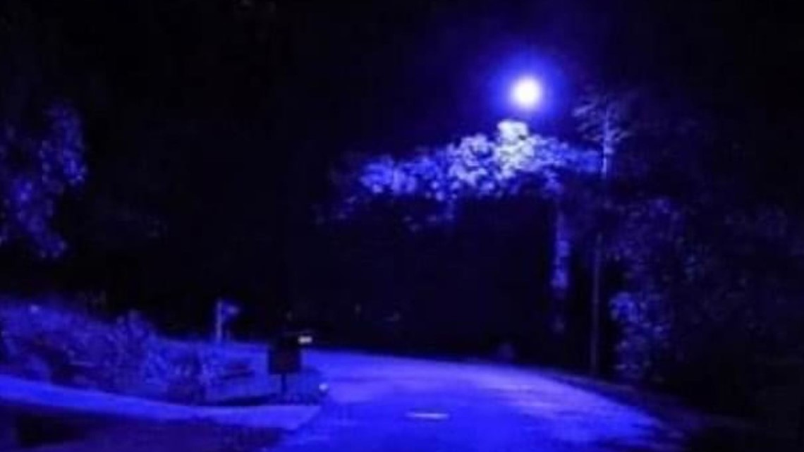 Street Lights are blue does any body know why ??? : r/Charlotte