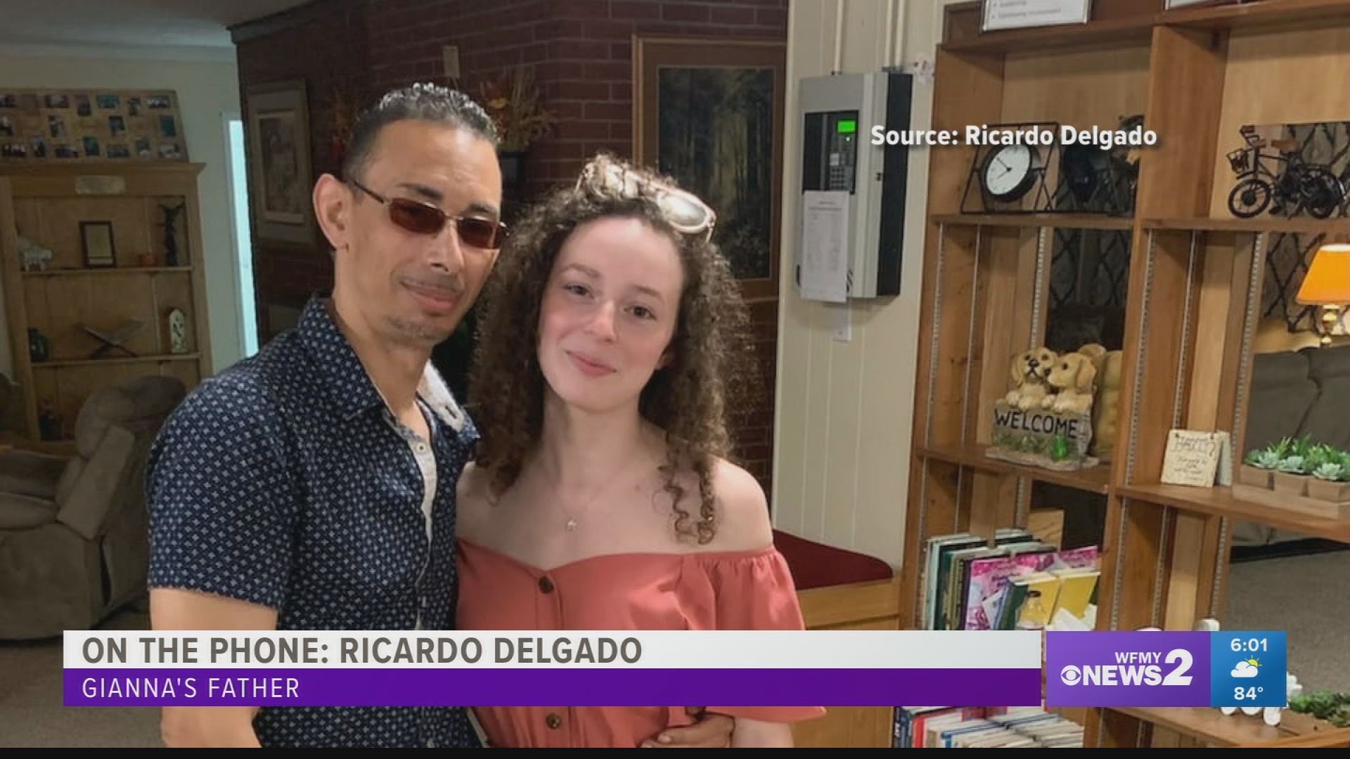 Ricardo Delgado's daughter, Gianna, was found dead in the trunk of a car in Tennessee.