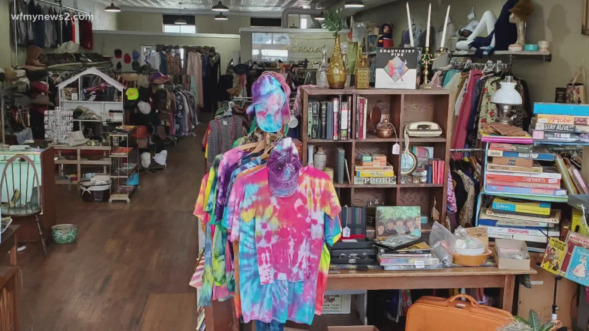 Mount Airy has a hidden vintage boutique that could take you back in time. Groovy Goose sells retro items from the 1960s and ’70s.