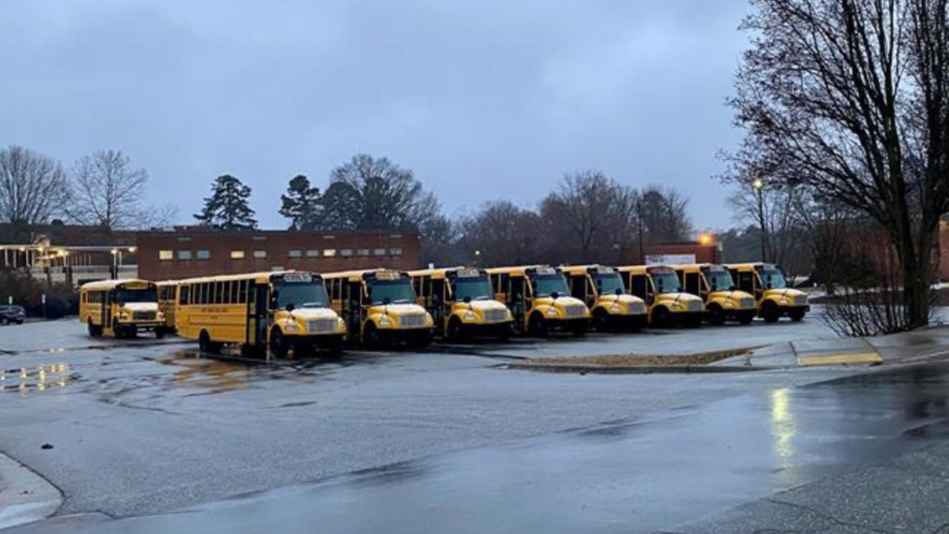 Many school systems in the Triad have announced they are closed on Jan. 6 due to the winter weather.