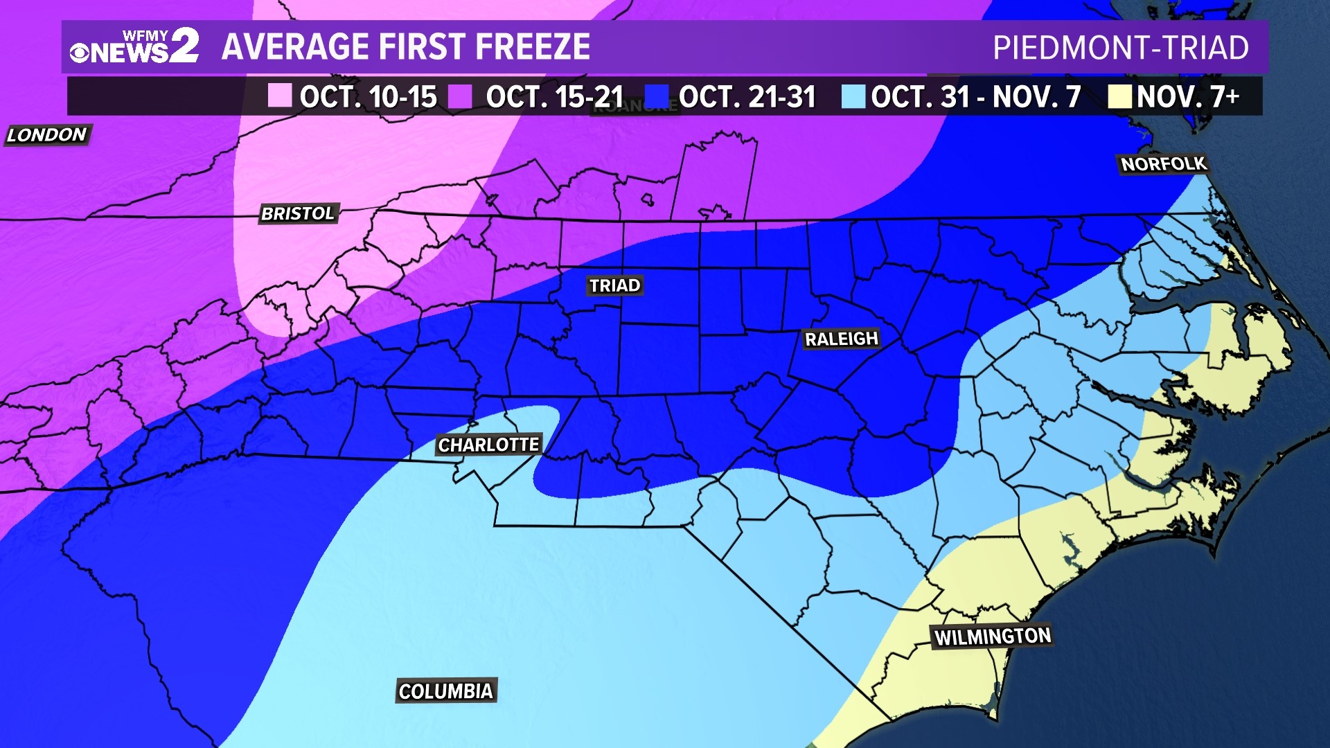 Freeze Warning Tonight Across The Triad: What It Means | Wfmynews2.com