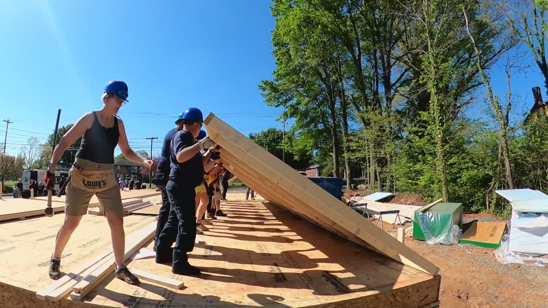 First responders build a home for a local WinstonSalem mother