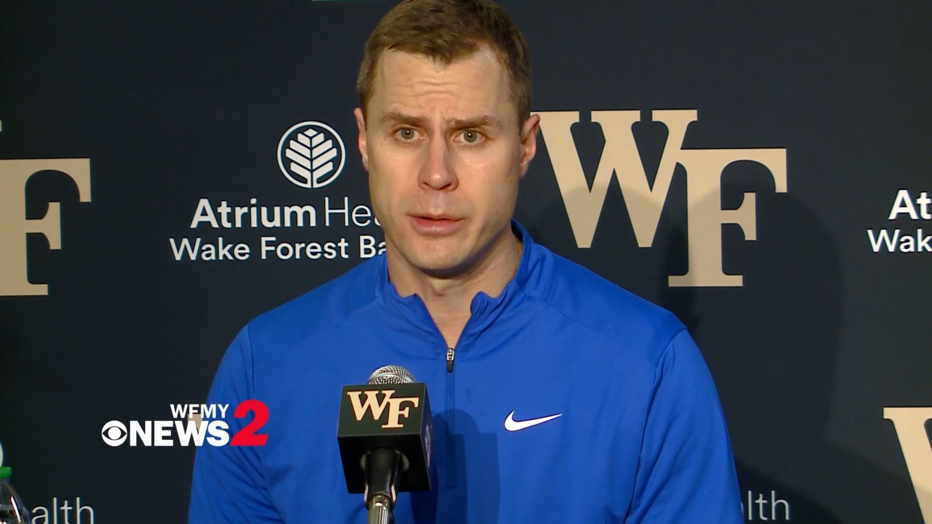 A Duke player was hurt after the court storm following the Wake Forest win.