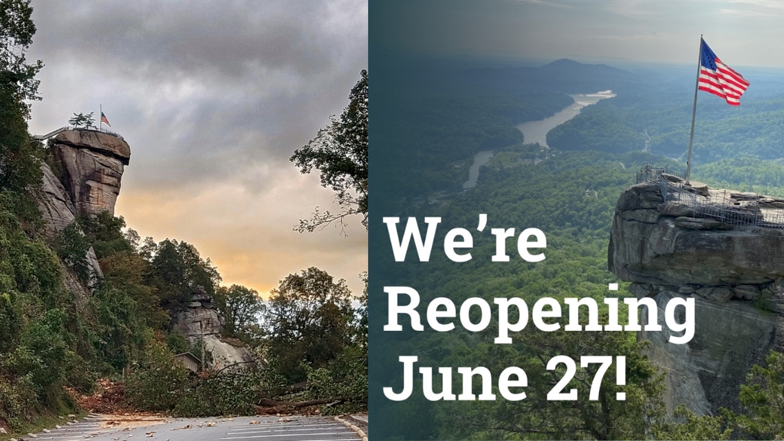 Chimney Rock State Park set to reopen after 9-month hurricane recovery effort