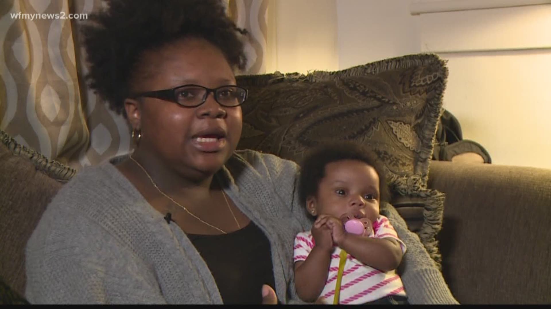 A Greensboro mother and her baby survived a terrible crash without injuries but also without answers.