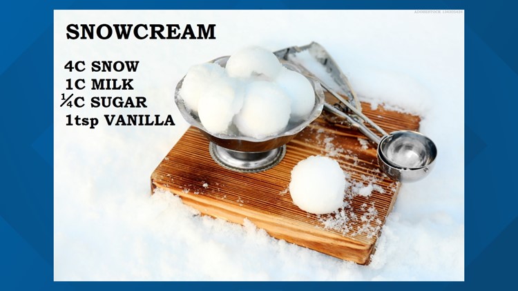 Snow cream: Have this recipe ready for the next snowfall