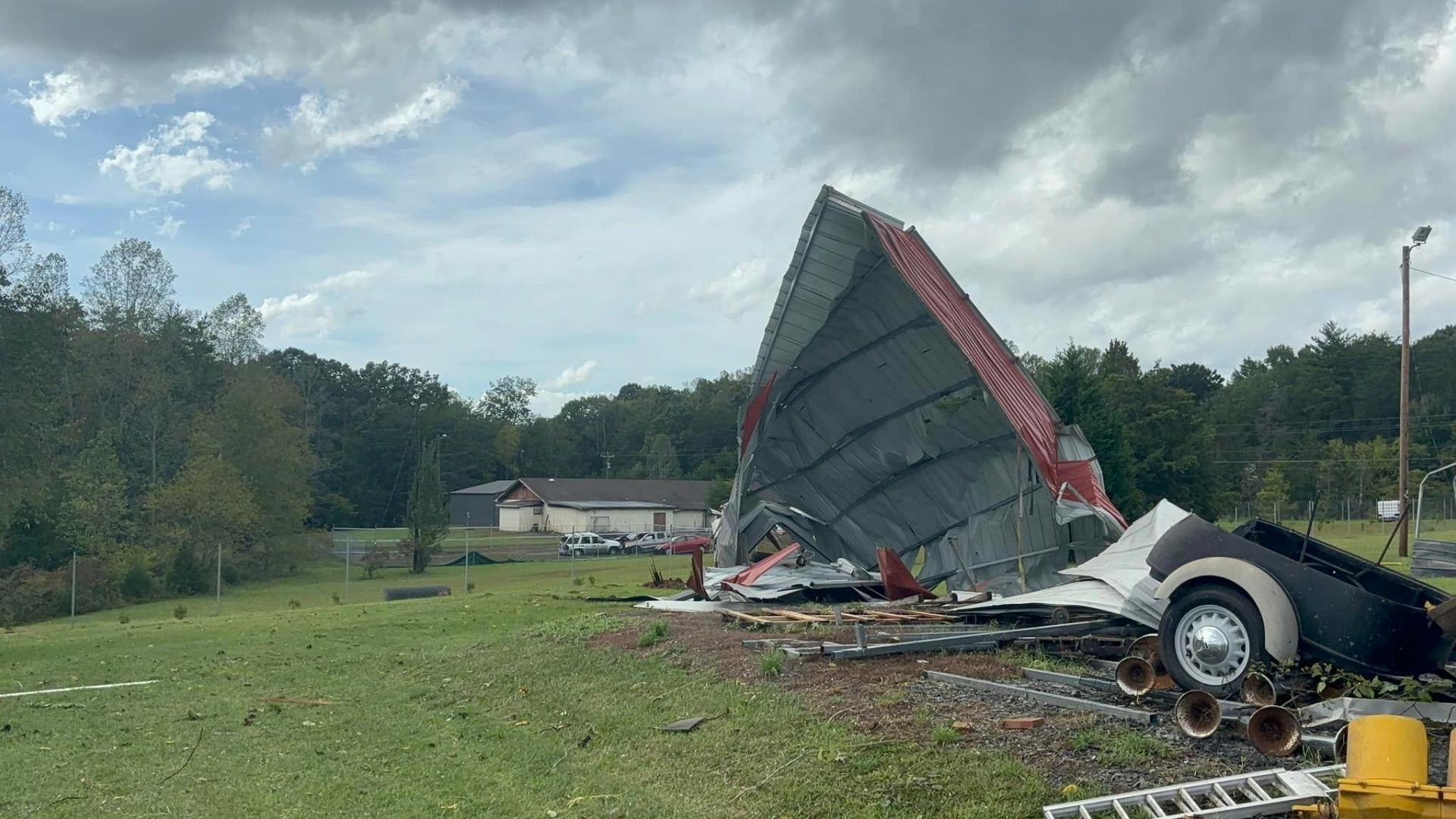 Viewers spot funnel clouds during Triad tornado warning | wfmynews2.com