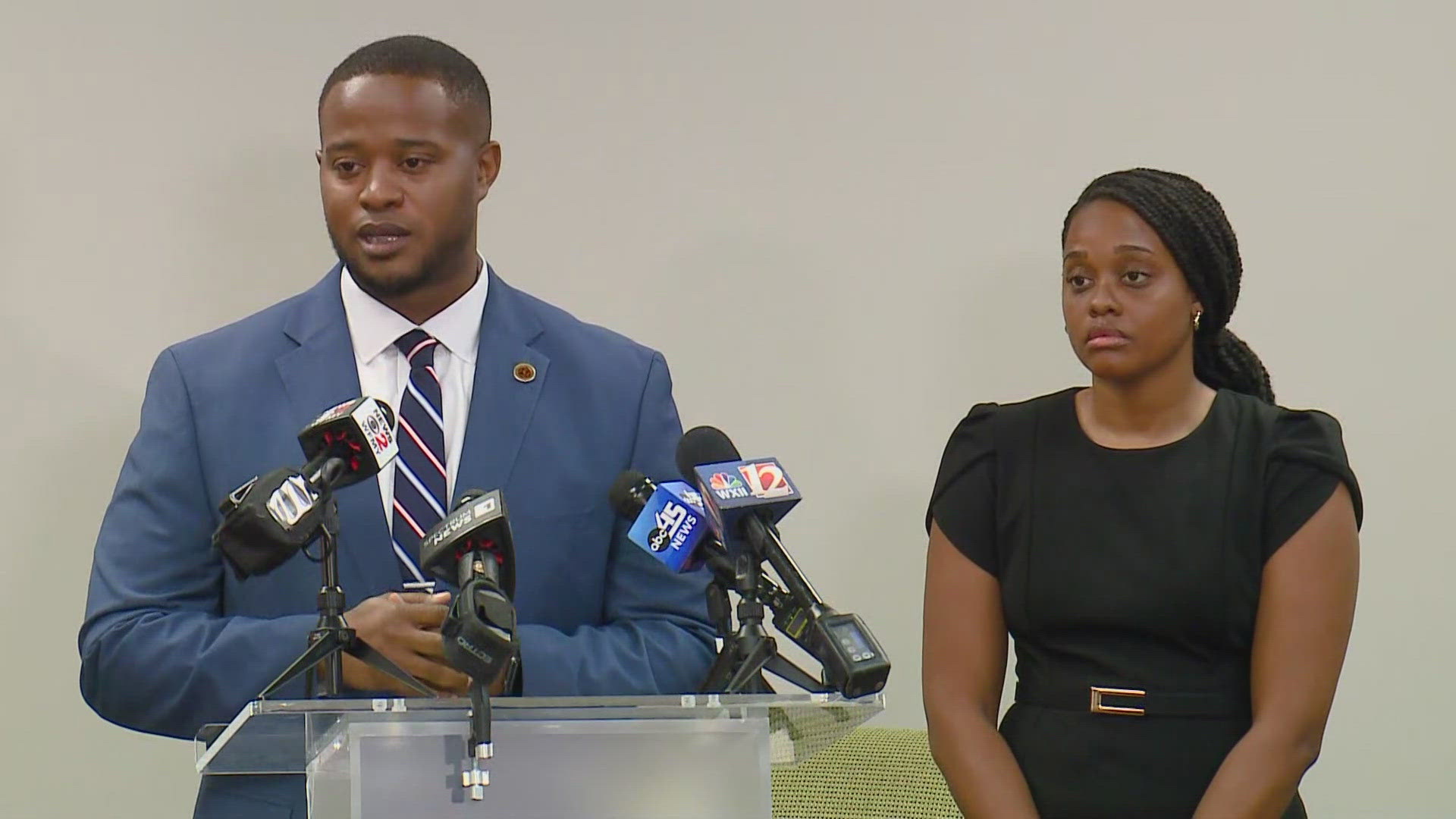 High Point Mayor Cyril Jefferson and his wife Raven shared a statement and answered questions regarding the death of their family member.