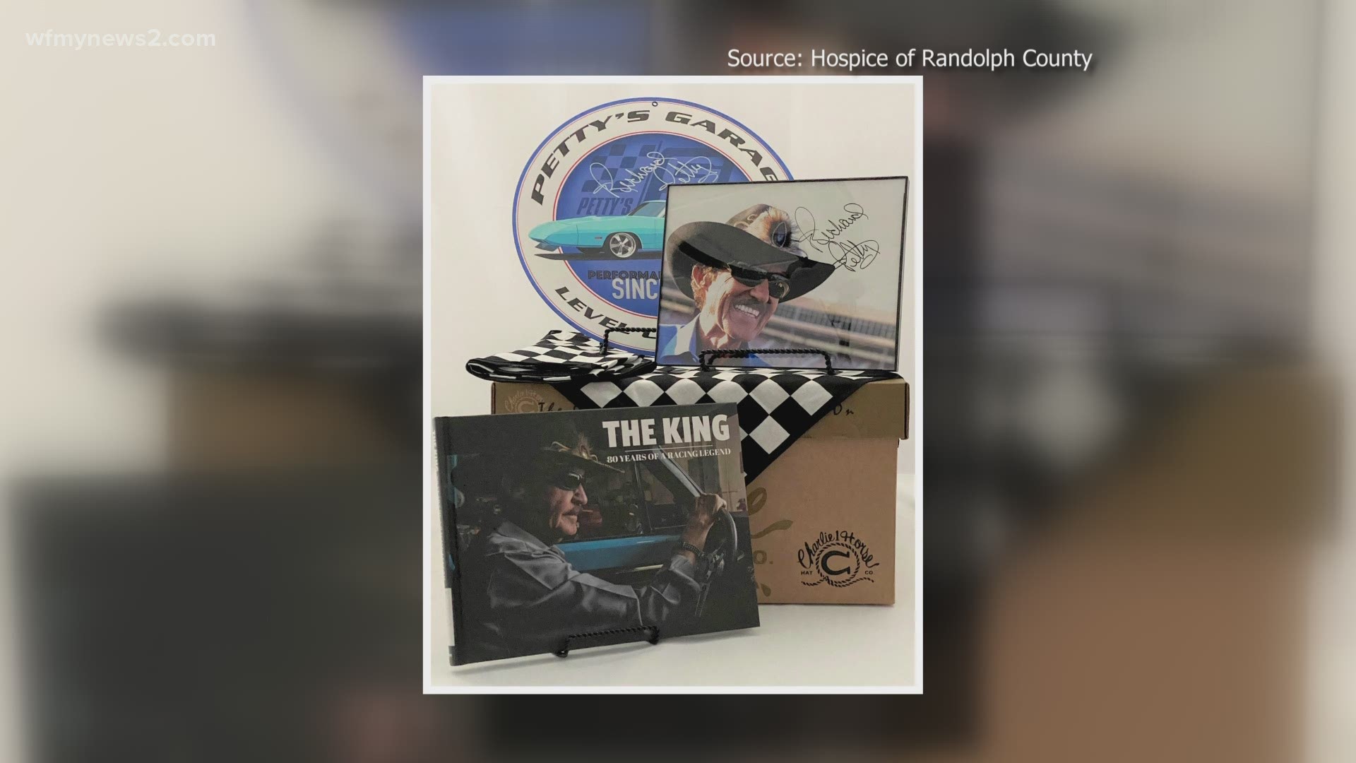 Due to COVID-19, the auction will move to a virtual event. Over 140 items including pottery, sports memorabilia and Richard Petty’s signature hat are up for auction.