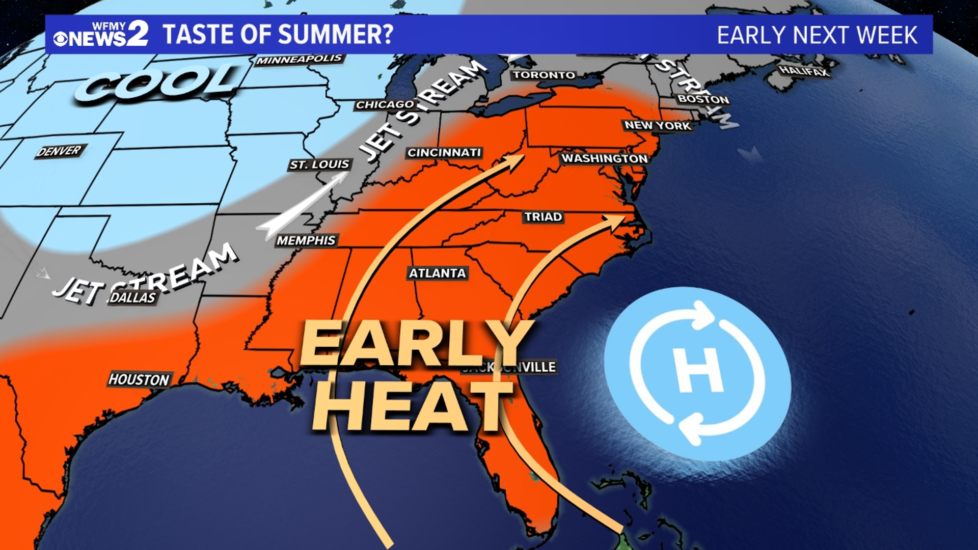 Get ready. A taste of summer is on the way to start next week. Chief Meteorologist Tim Buckley has an update.