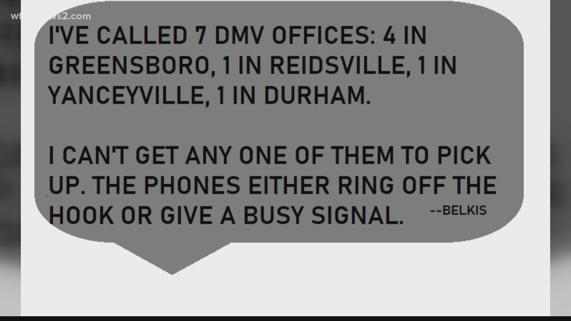 Why You Can T Get Your Local Dmv Office To Pick Up The Phone Wfmynews2 Com