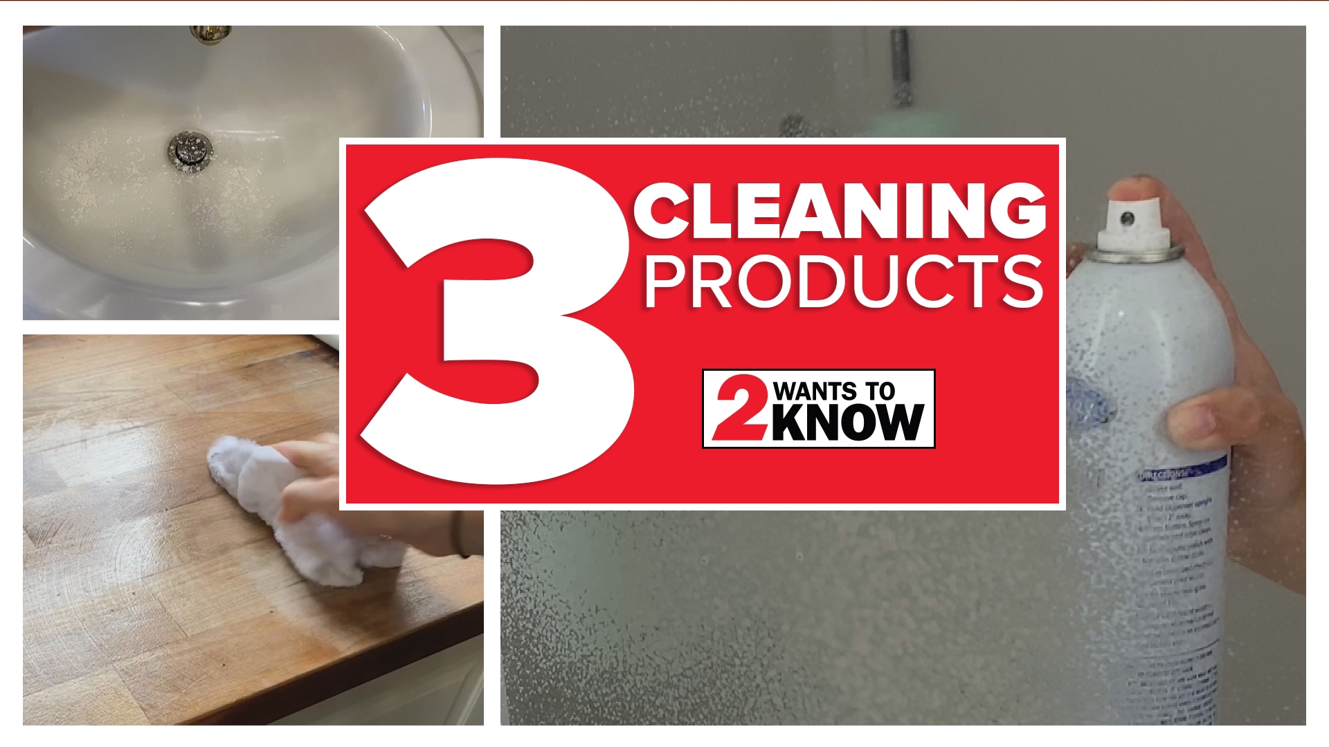You could spend a small fortune on cleaning products but consumer reports says you only need three products to clean your house.
