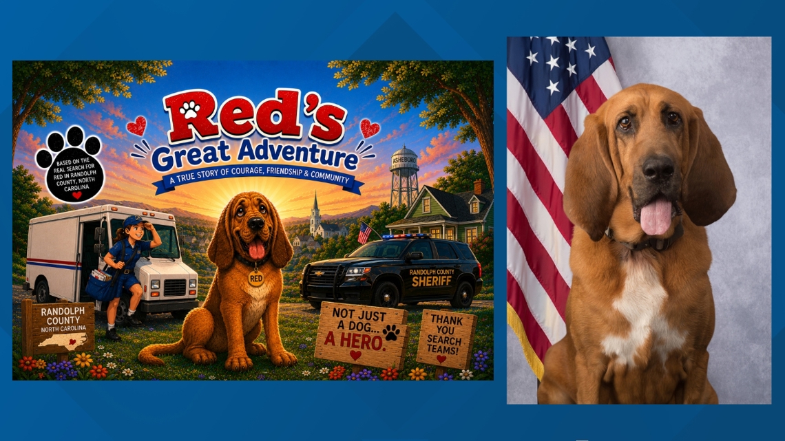 Randolph County Sheriff K9 'Red' gets her own children's book