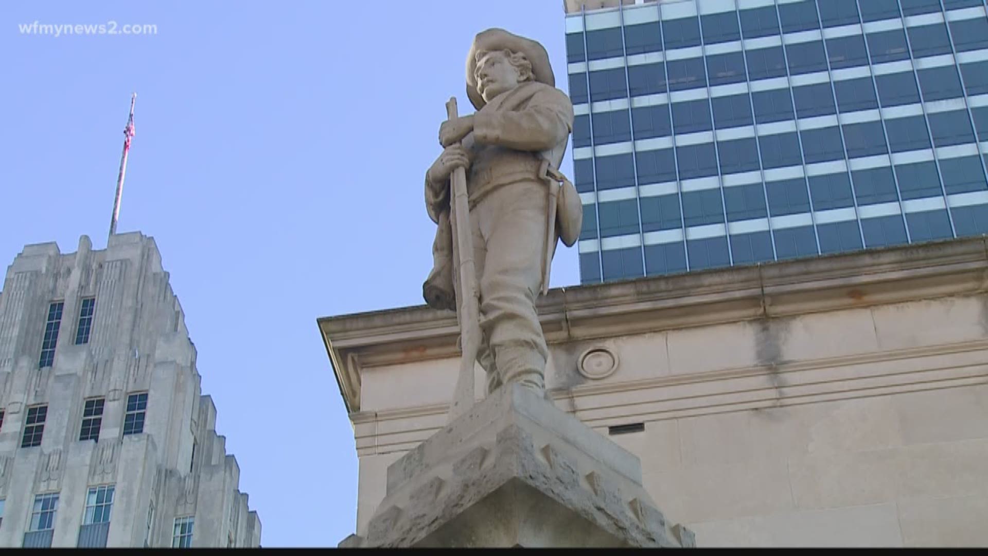 The city says contractors made an evaluation to ensure the statue will be removed safely and fully preserved.