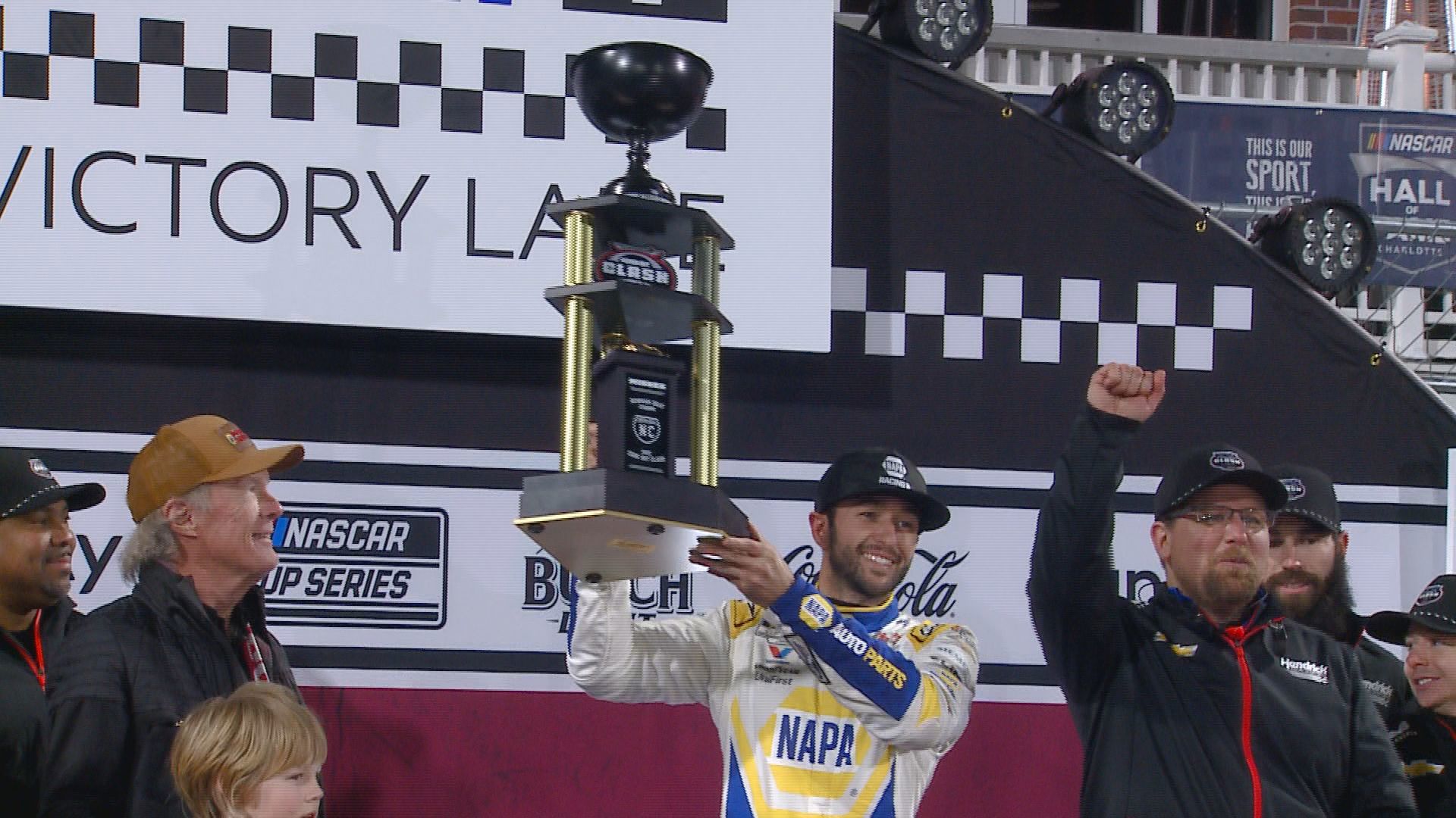 Chase Elliott wins Cook Out Clash in NASCAR's return to Bowman Gray ...