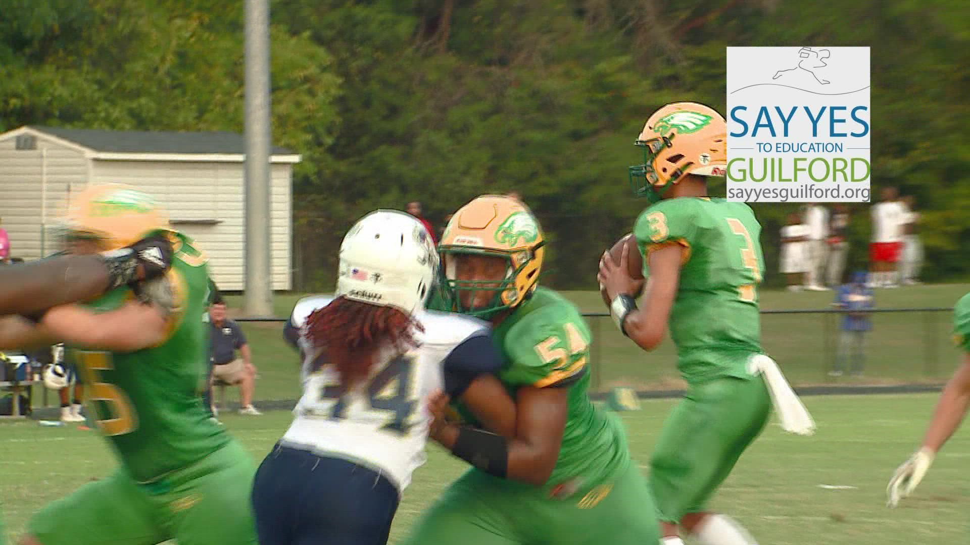 This weeks honor goes to Cummings Safety Zion Crawley with his great INT vs. Eastern Alamance