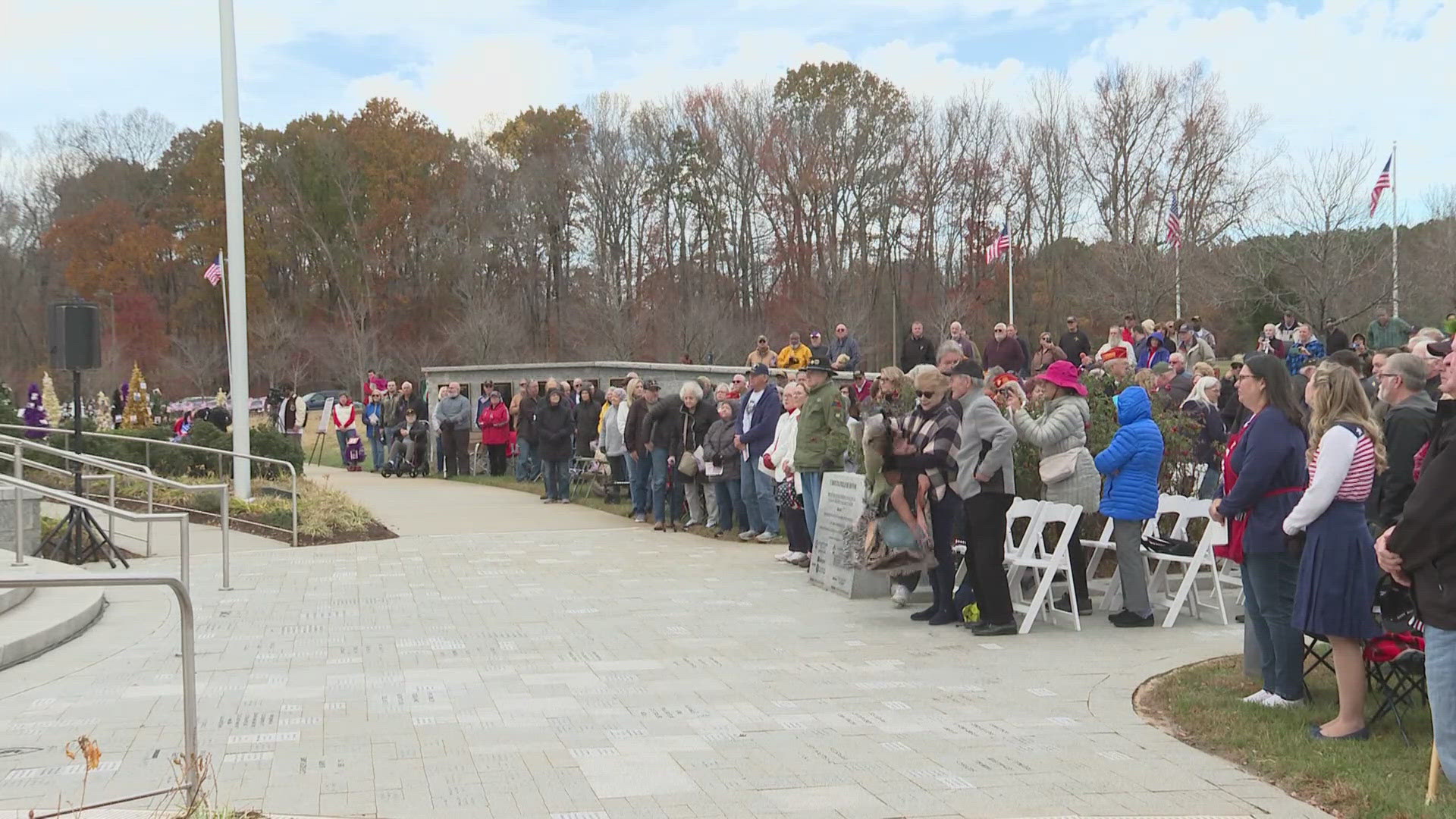 Men and women from all branches and conflicts were honored for their service.