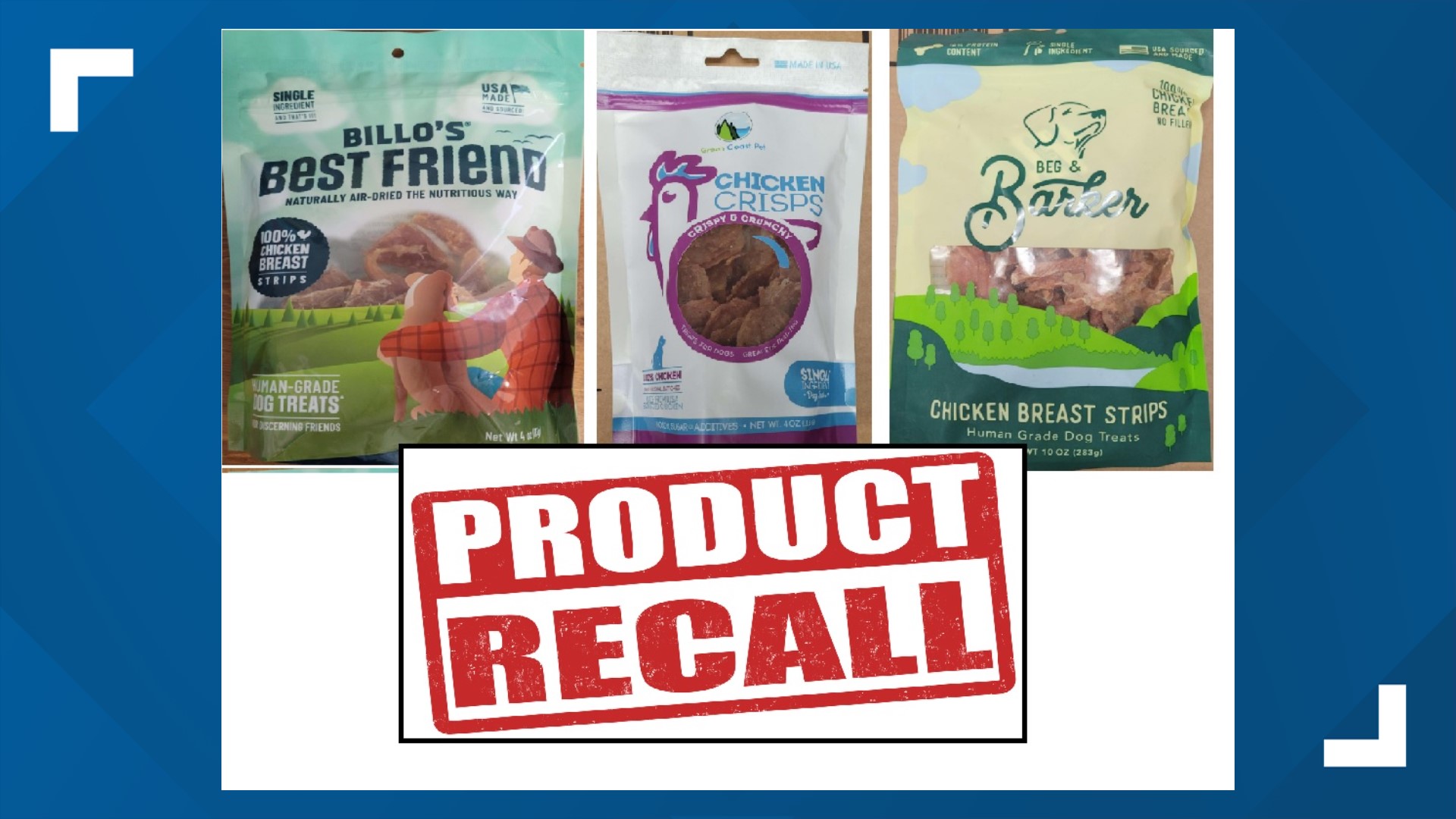 Dog treat recall begins in North Carolina