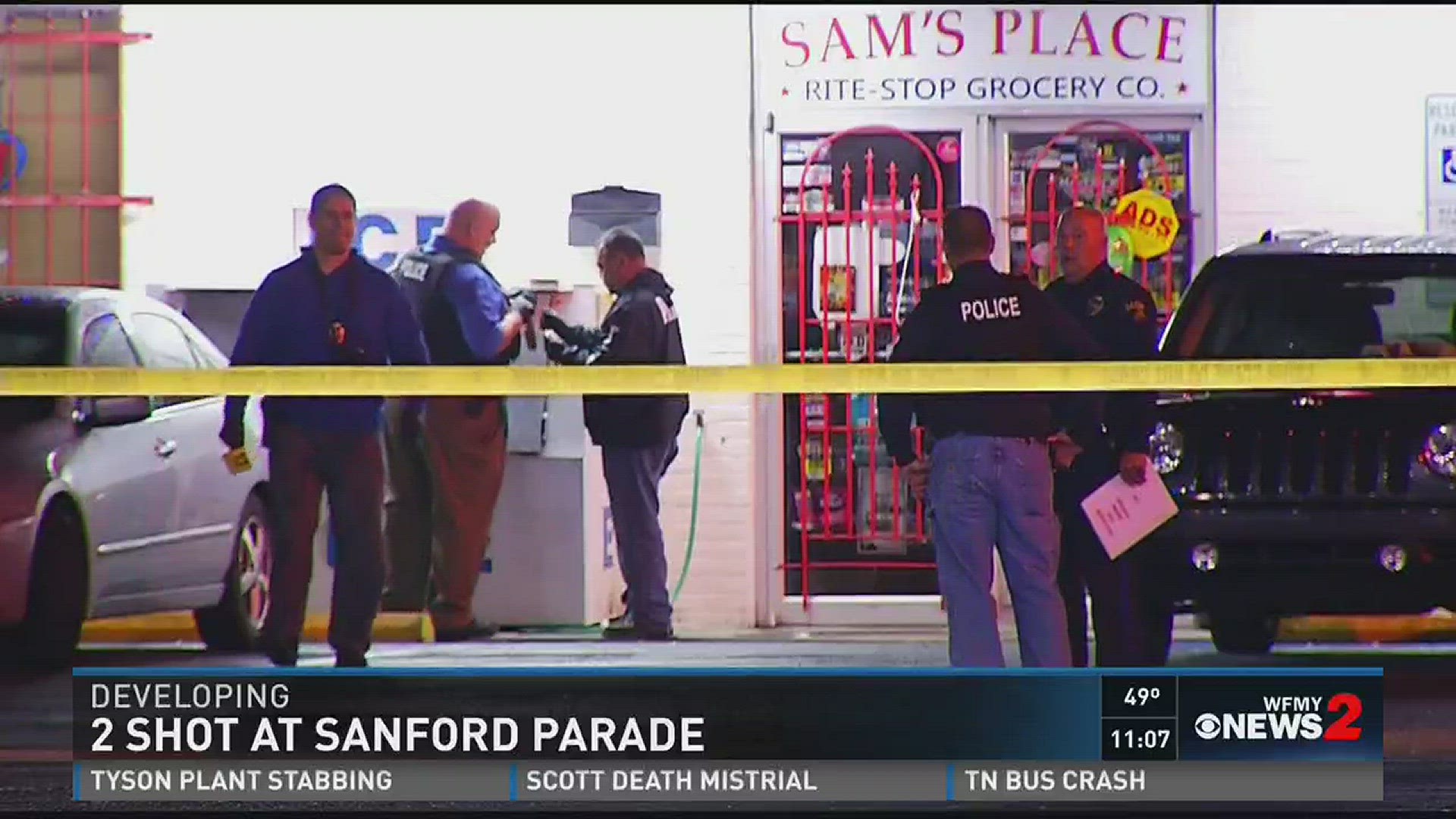 Two shot at Sanford Parade