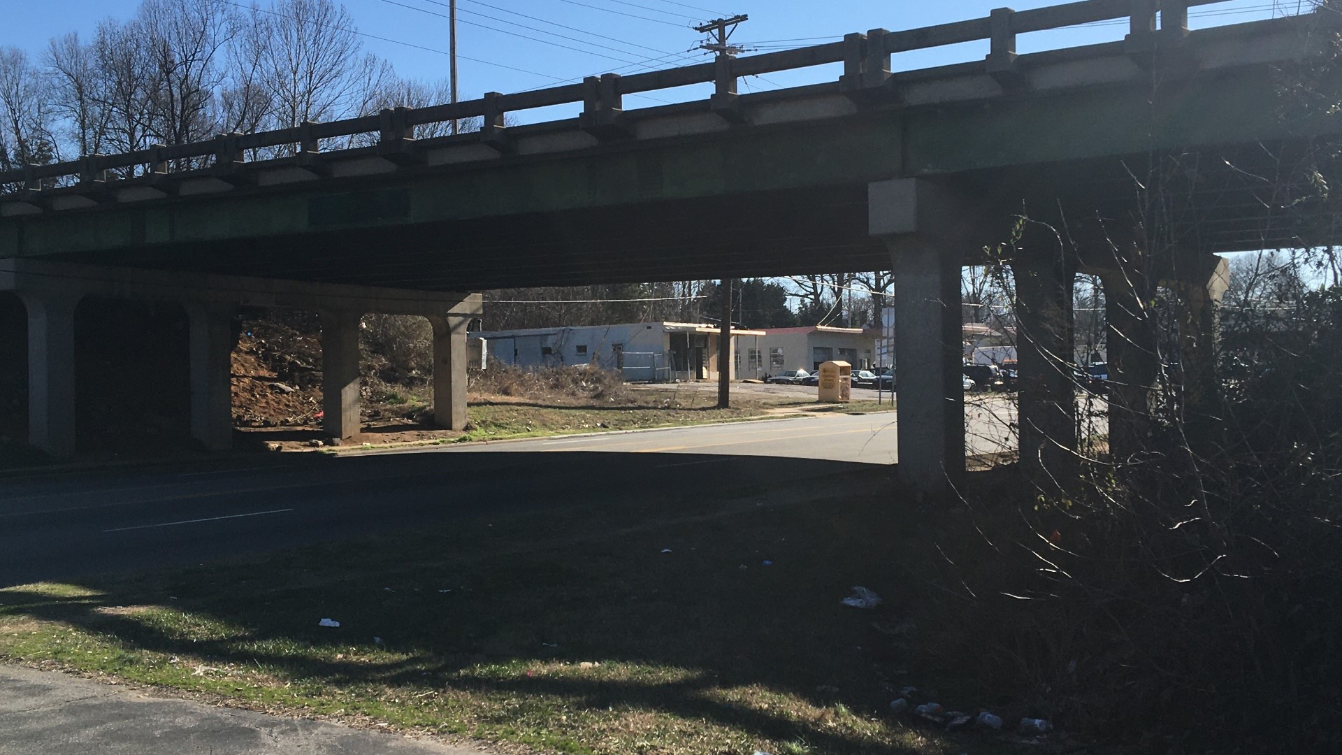 No loose concrete on High Point bridge NCDOT