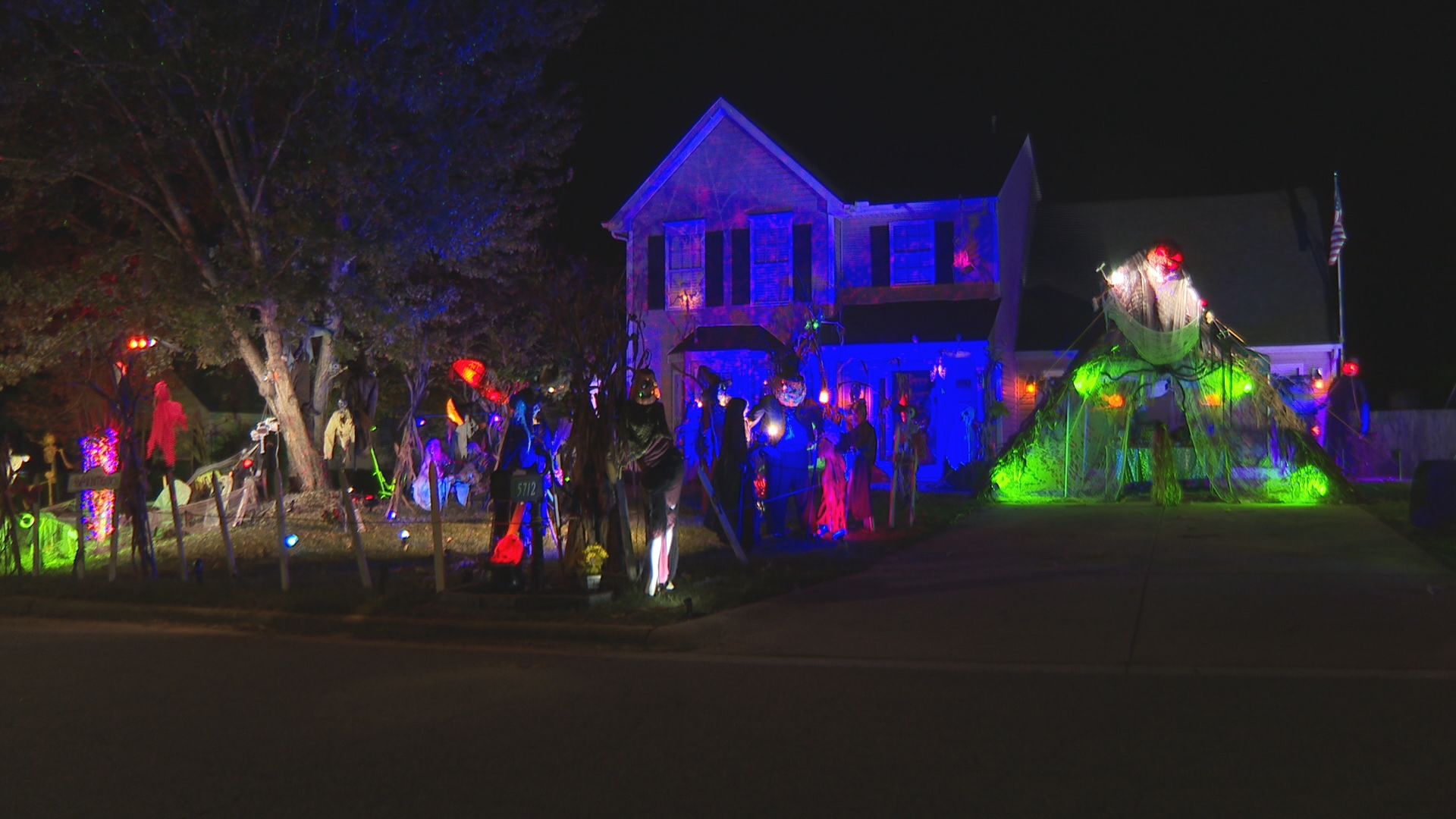 Mike Dunn puts together one of the most impressive Halloween displays you’ll see in the Triad.