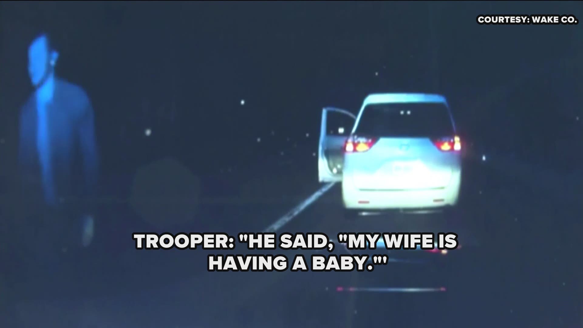 Wake County North Carolina State Highway Patrol Trooper Sergeant Brian Maynard can now add baby deliverer to his resume. He stopped a speeding van then helped to deliver a baby! Video: WTVD
