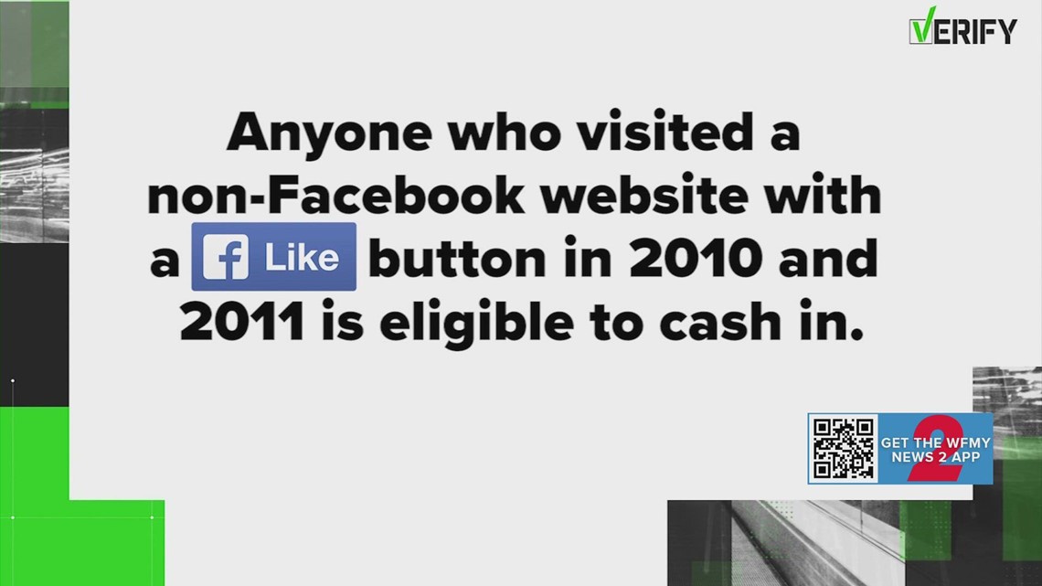 Facebook settlement letter is real 2 Wants to Know