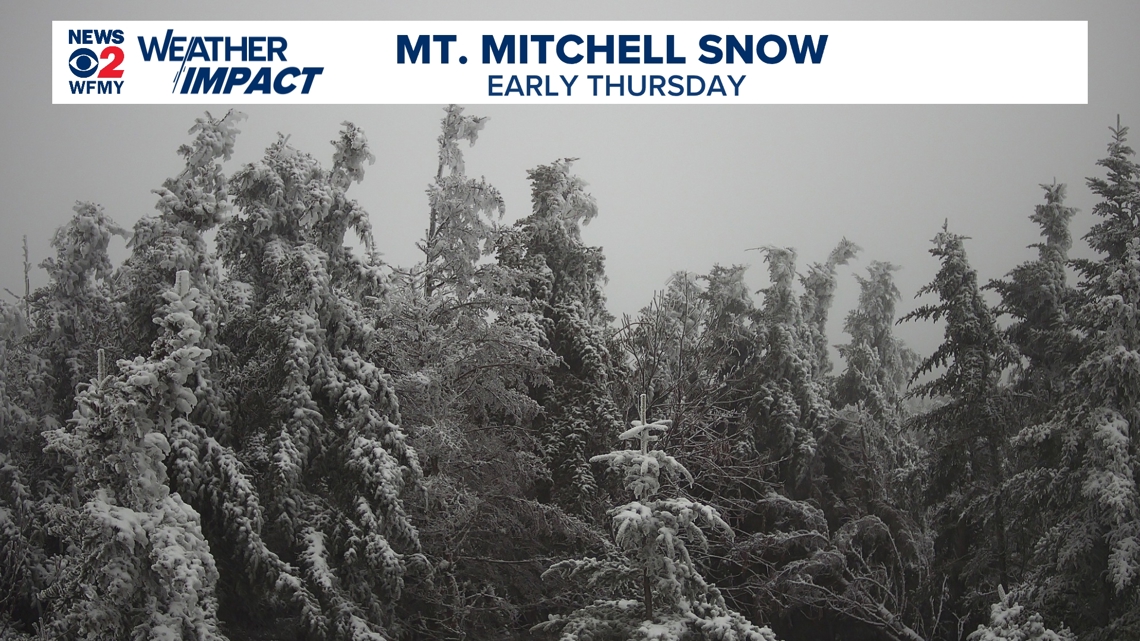 Western North Carolina sees first snowflakes of 2025-26 season