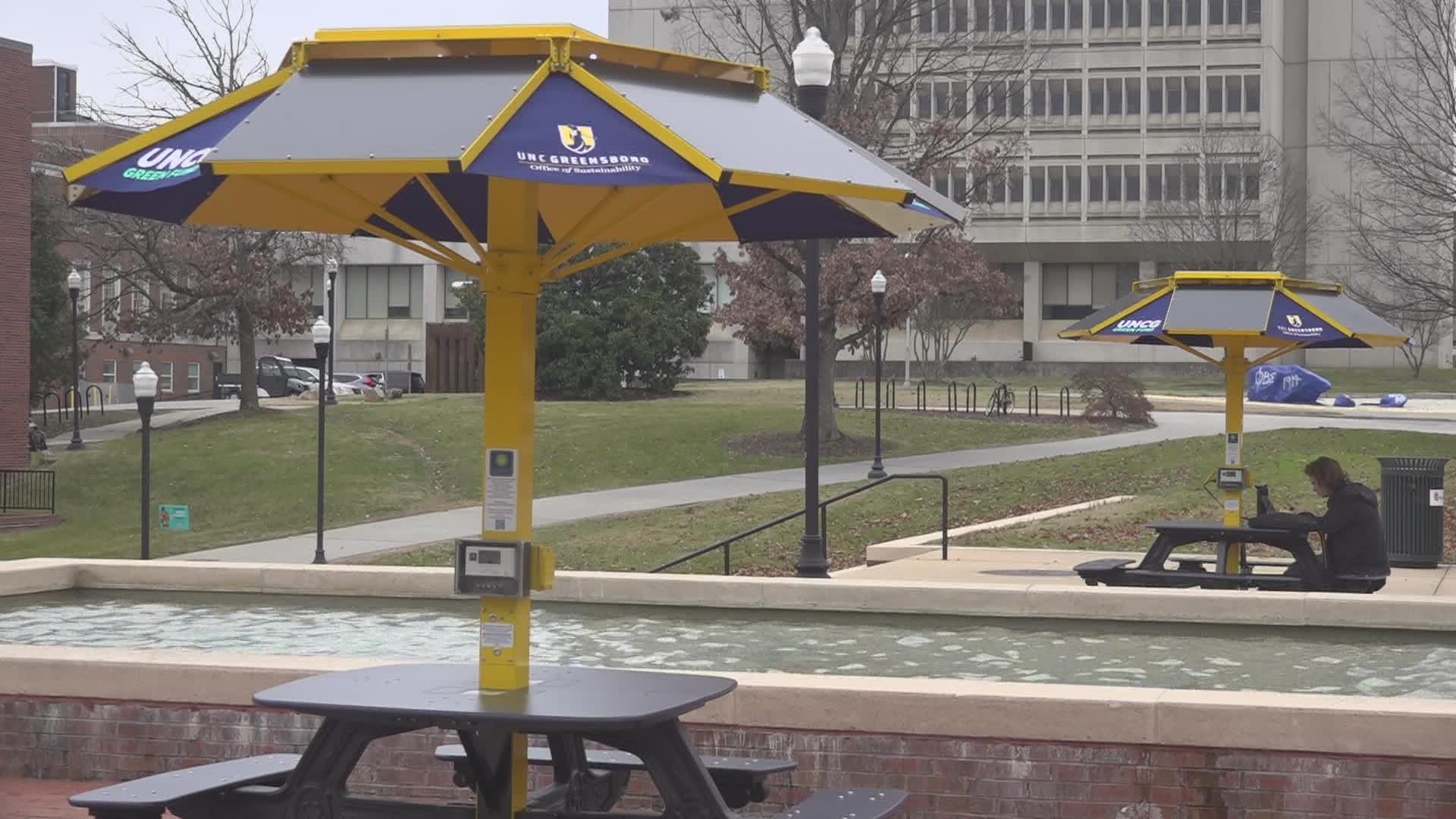 A UNCG student is helping bring solar power to campus for more sustainable energy options.