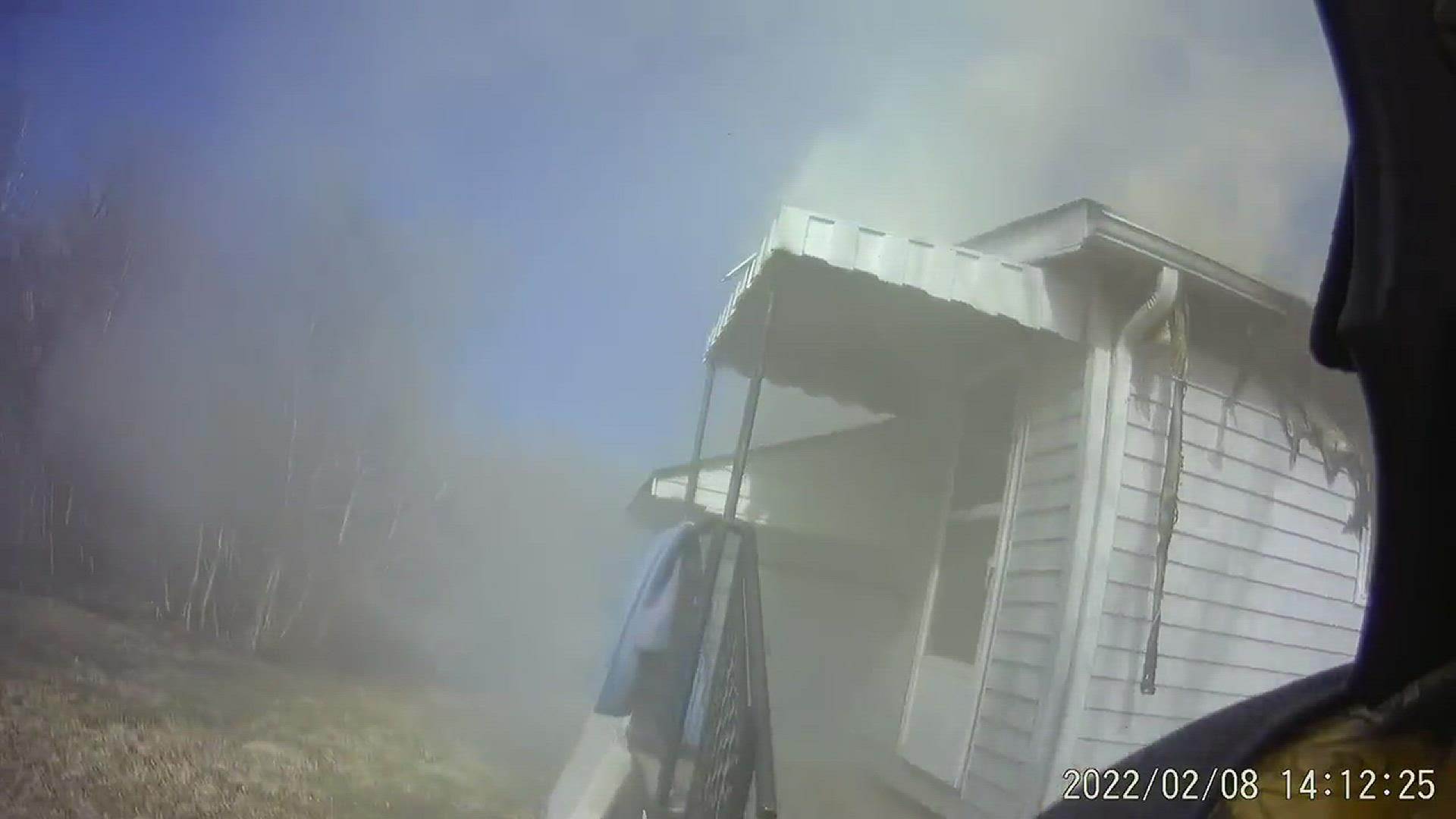 Winston-Salem fire crews said three people are displaced following a house fire. Video Source: Winston-Salem Fire Dept.