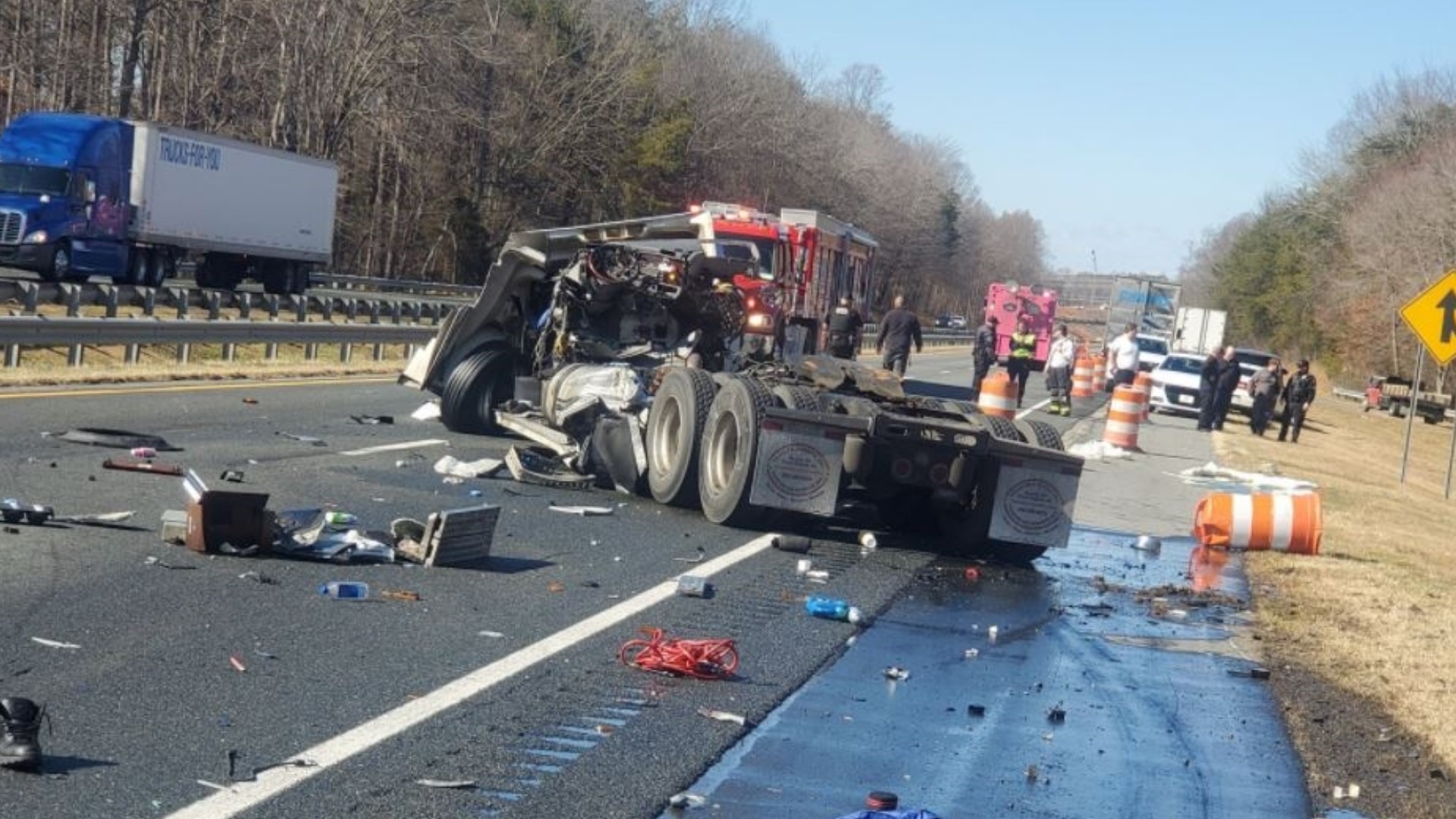 Tractor-trailer Driver Killed In US-52 Crash In Winston-Salem ...