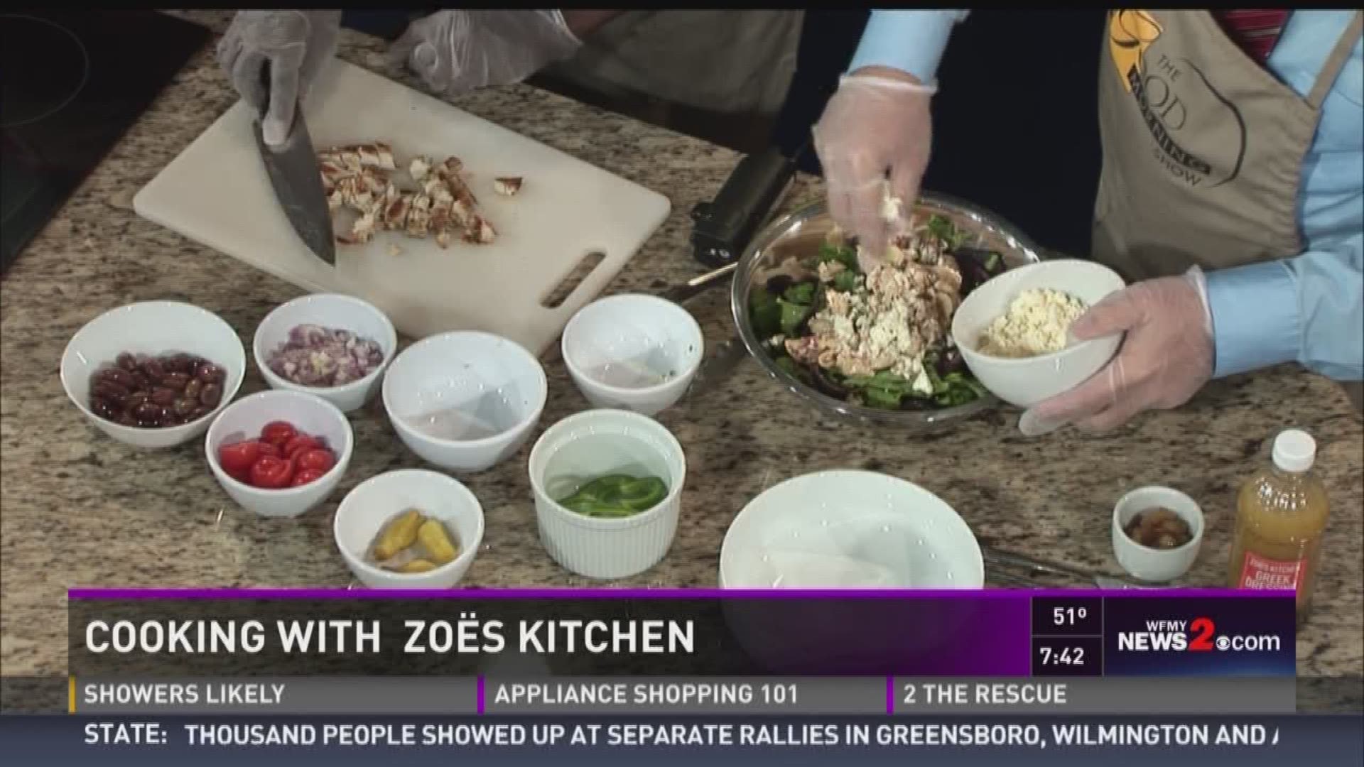 Recipes From Zoes Kitchen Tossed Greek Salad Protein Power Plate Salmon Kabobs Wfmynews2 Com