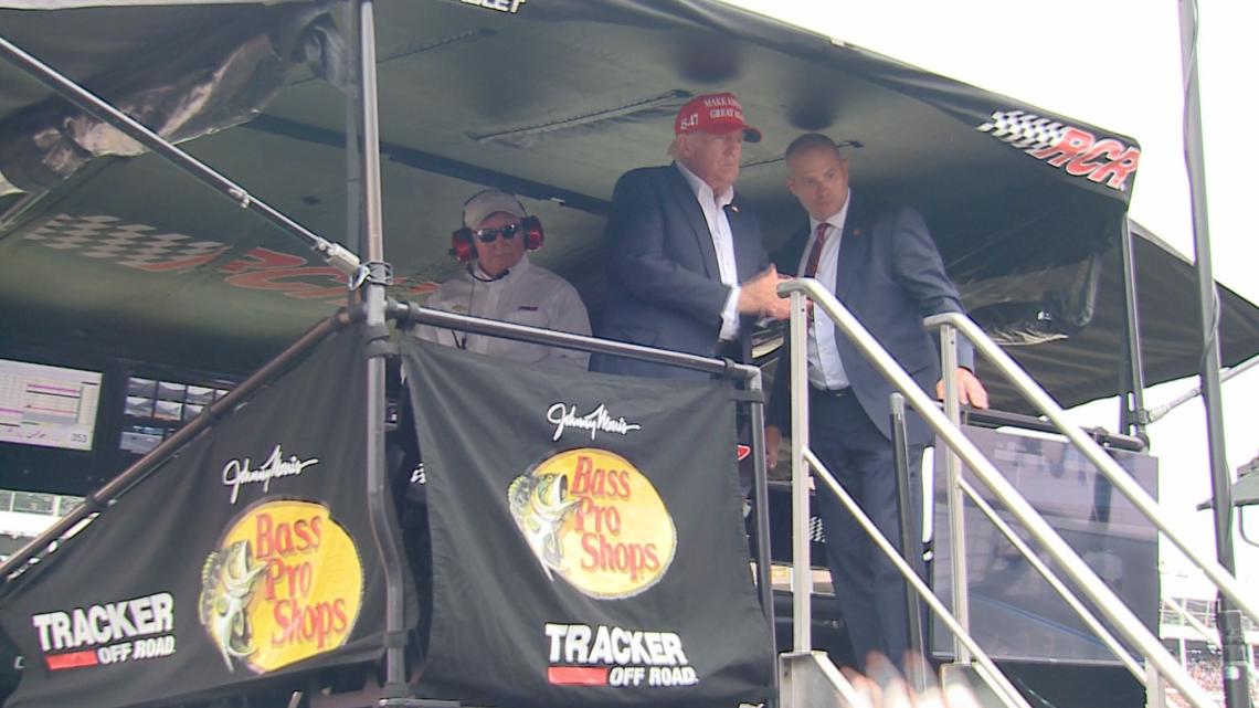 Donald Trump at CocaCola 600