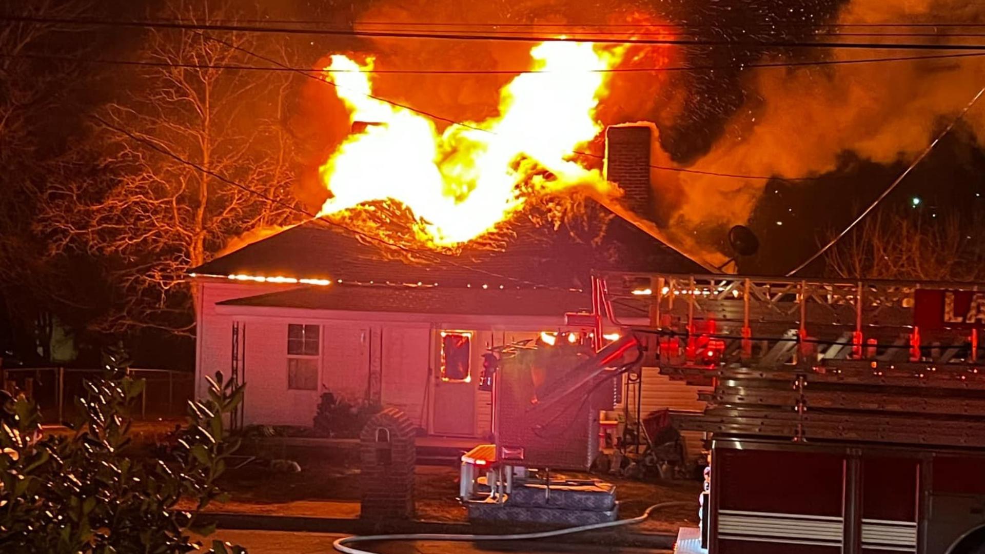 Eden family of 5 loses everything in house fire | wfmynews2.com